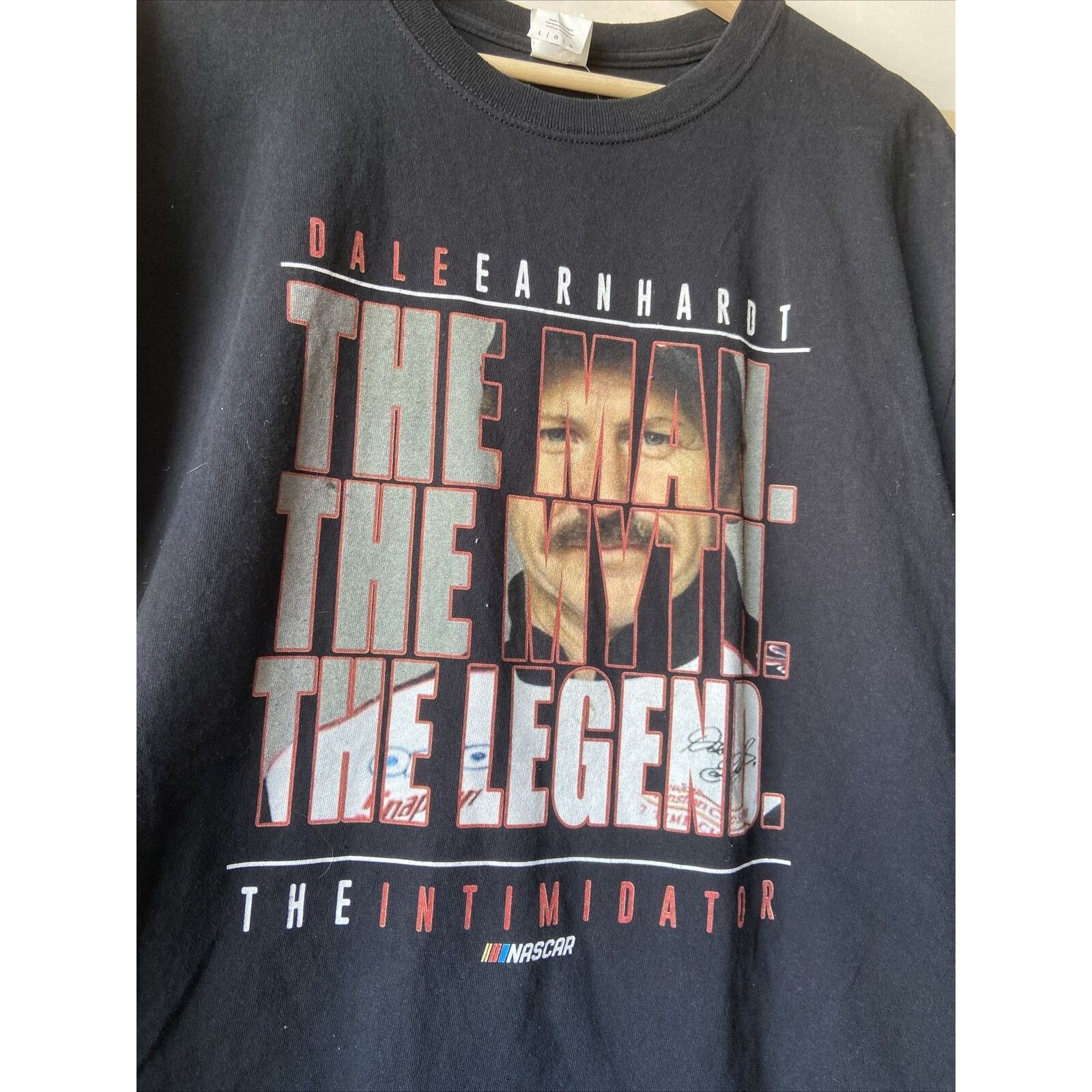 Vintage Dale Earnhardt The Man The Intimidator T-Shirt Size Large Size US L / EU 52-54 / 3 - 2 Thumbnail
