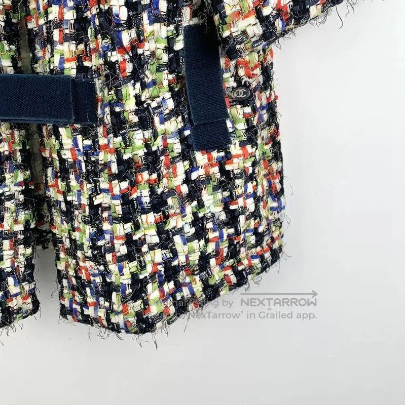 Chanel Chanel Colorful Cotton Women's Jacket . Size XS / US 0-2 / IT 36-38 - 3 Thumbnail