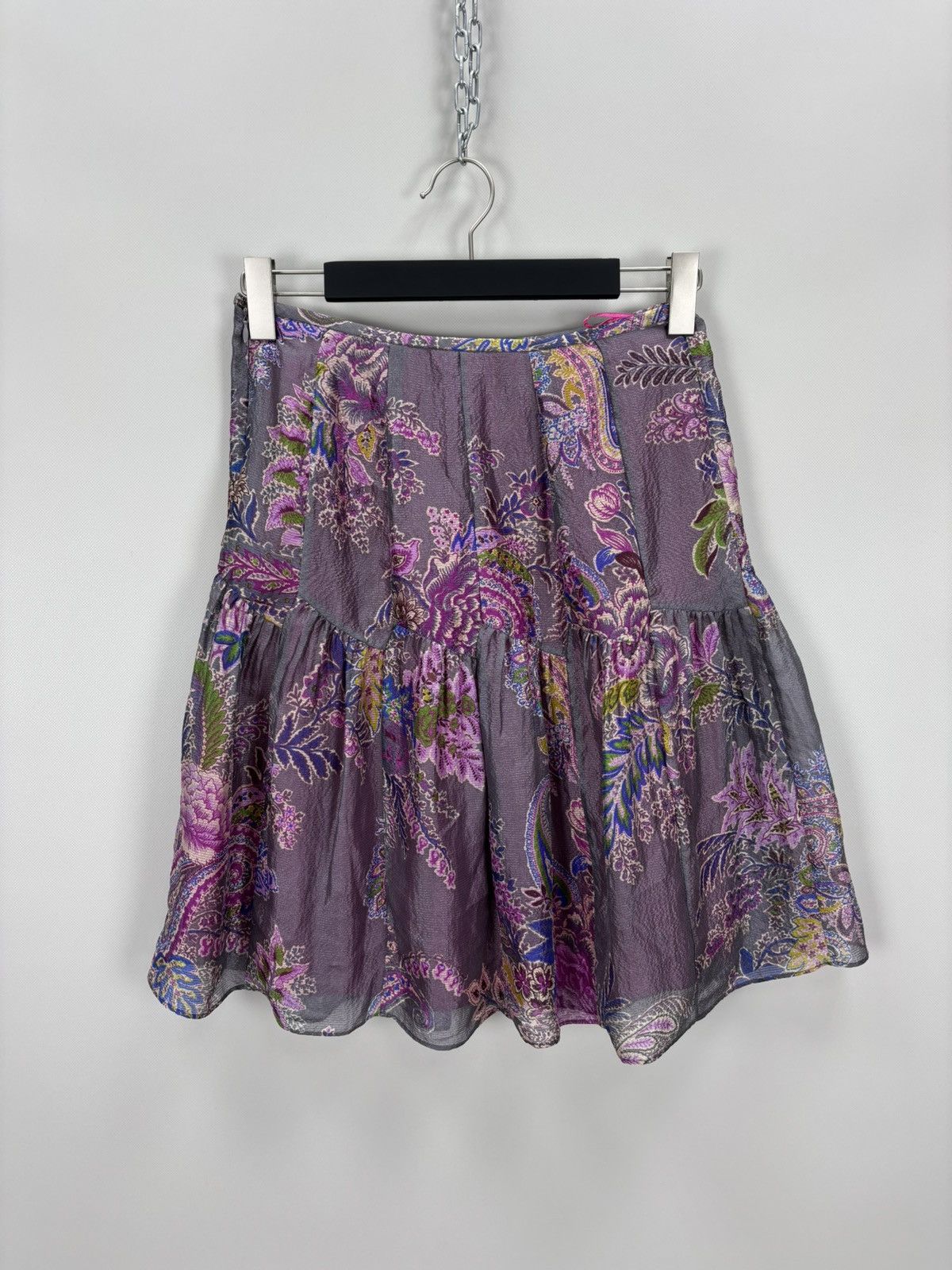 Etro Womens silk skirt ETRO Size 40 Color Multicolor Size 27" / US 4 / IT 40 - 5 Thumbnail