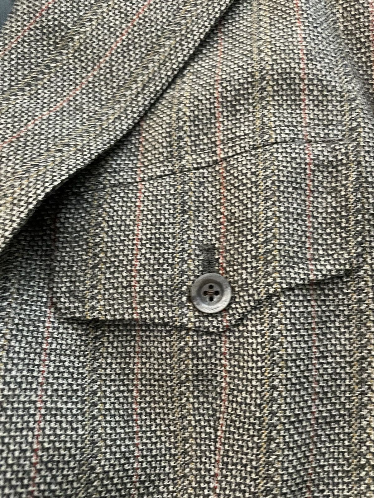 Hart Schaffner Marx × Vintage Vintage Flap Button Pocket Tweed Jacket Size 42R - 3 Thumbnail
