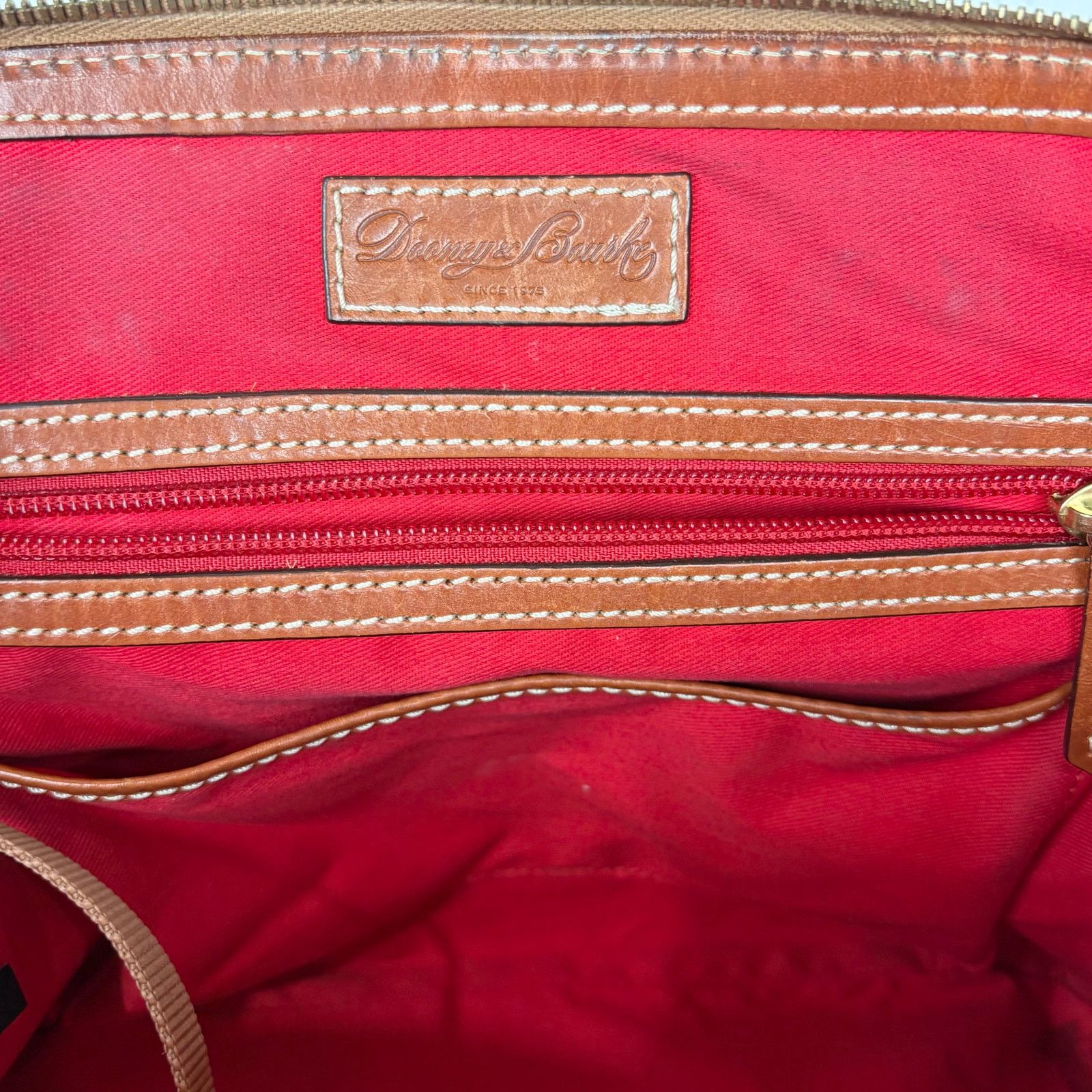Dooney & Bourke Dooney & Bourke Zip Zip Pebble Grain Domed Satchel Blue Size ONE SIZE - 7 Thumbnail