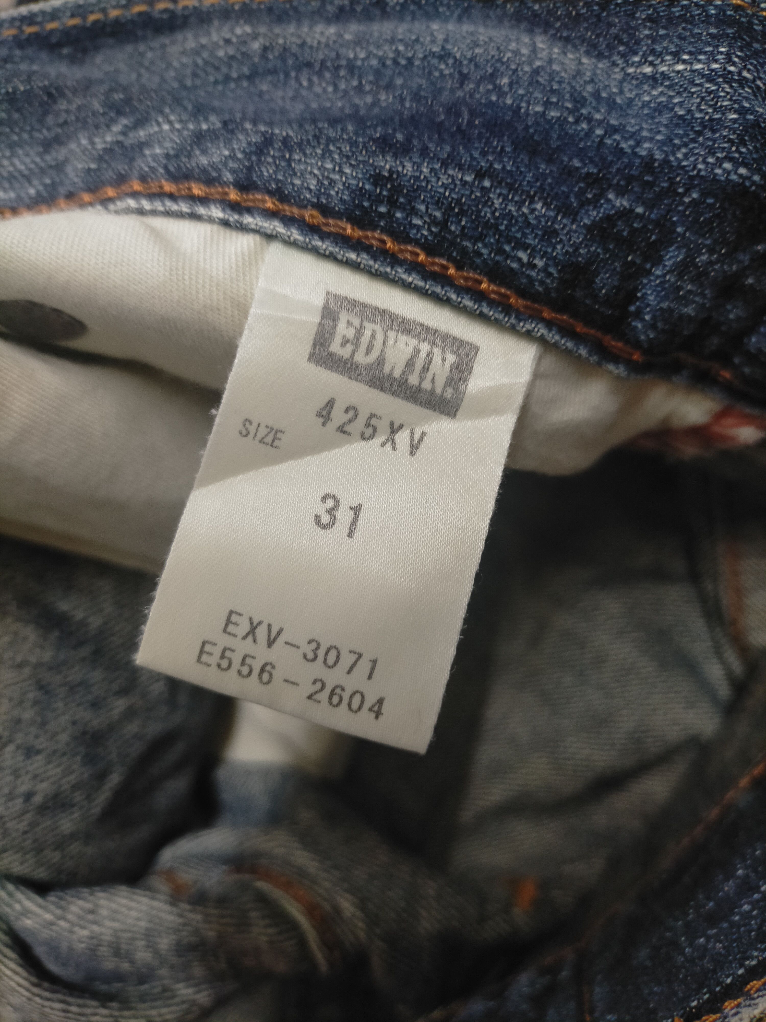 Edwin × Japanese Brand 🔥 Mudwash Distressed Edwin XV Jeans Size US 33 - 11 Thumbnail