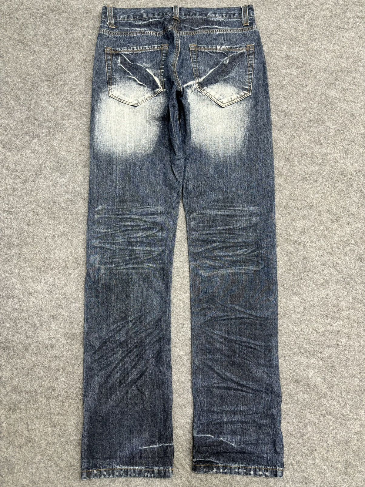 Japanese Brand 💥Sick Fades💥Zerosail All Over Sick Fades Slim Denim F479 Size US 32 / EU 48 - 11 Thumbnail
