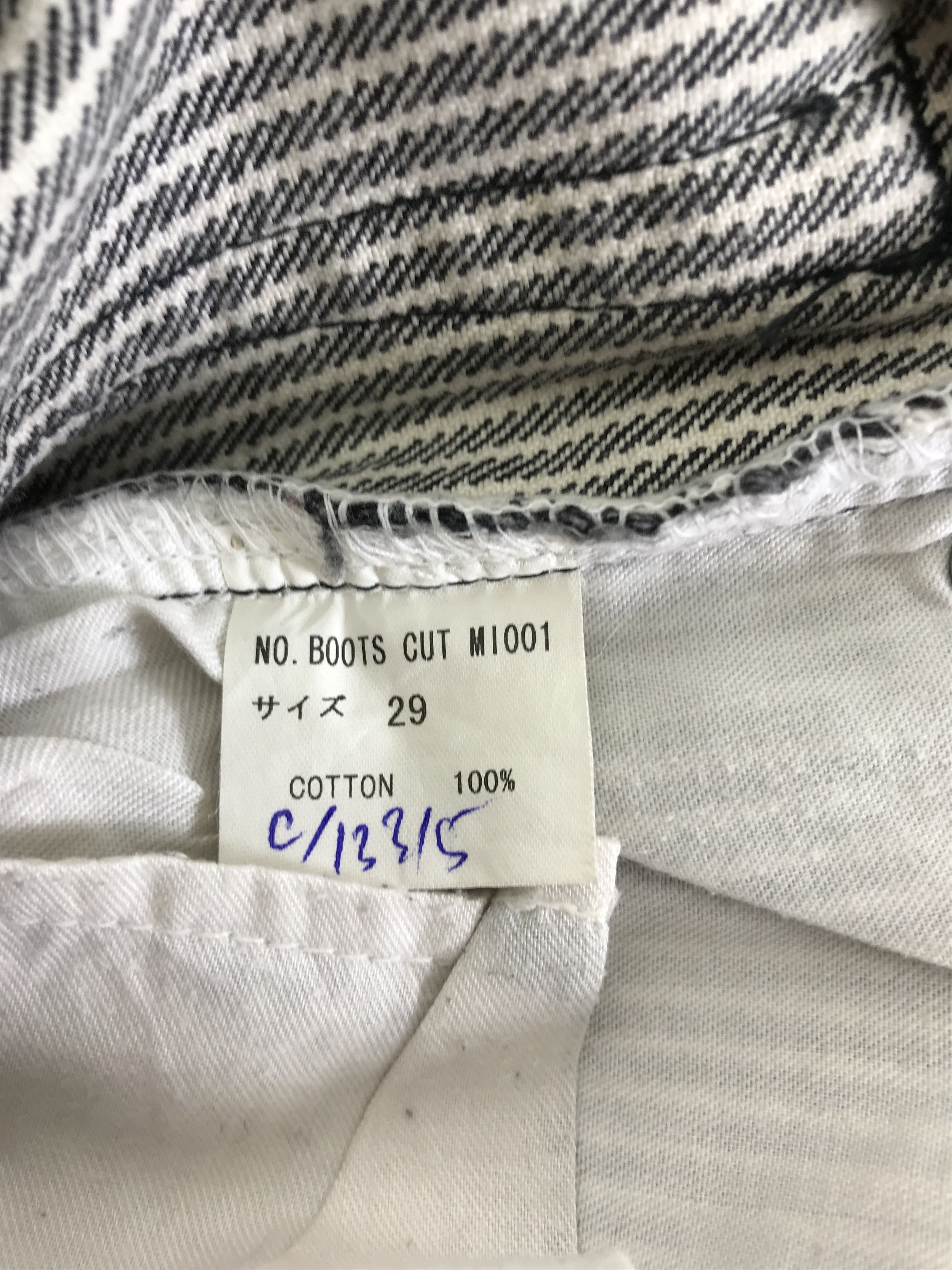 Le Grande Bleu (L.G.B.) Le Grande Bleu (L.G.B.) Hickory Striped Flare Jeans Size US 29 - 11 Thumbnail