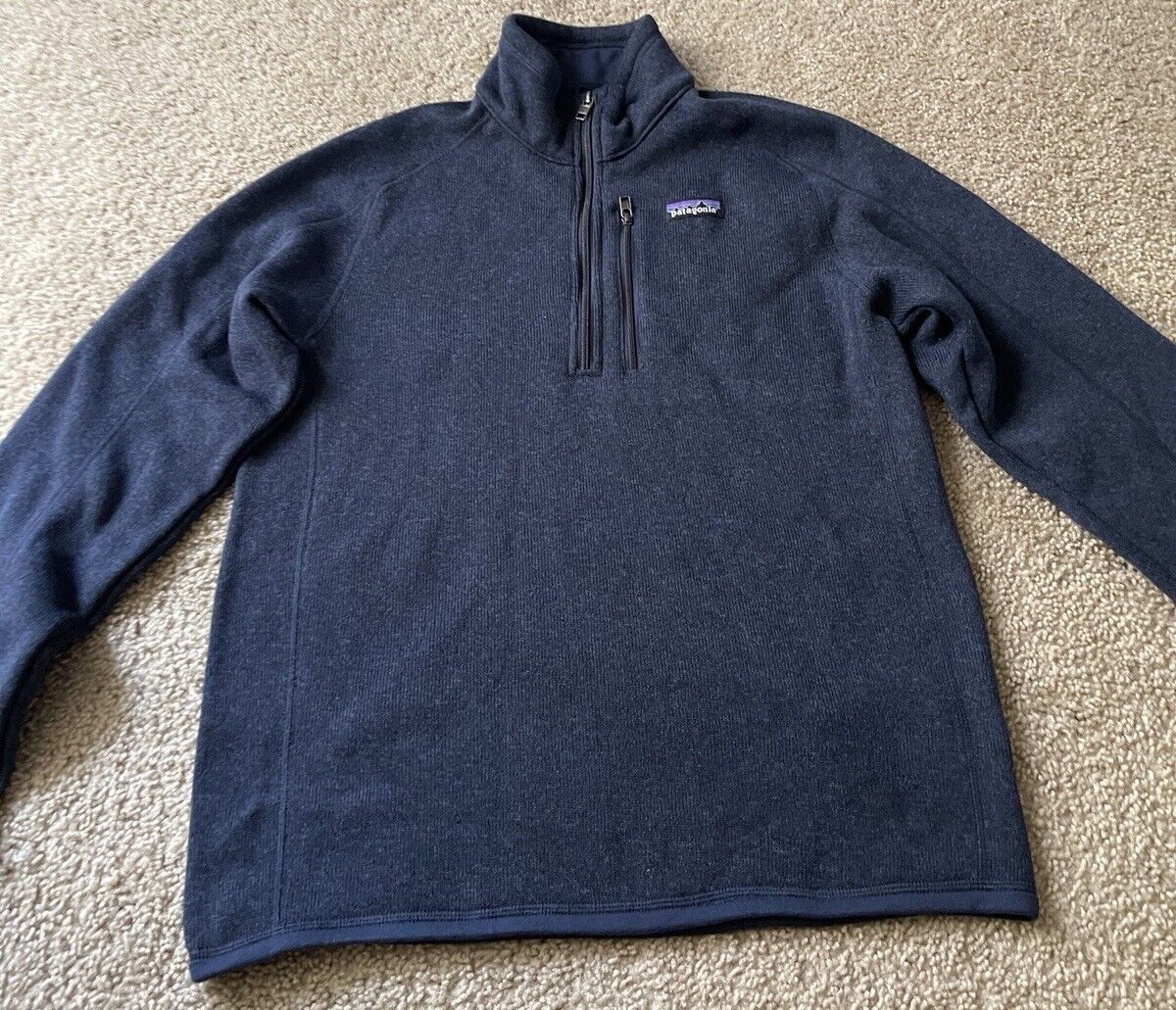 Patagonia Patagonia Fleece Sweater Men's 1/2 Zip Pullover Blue Navy S Size US S / EU 44-46 / 1 - 2 Thumbnail