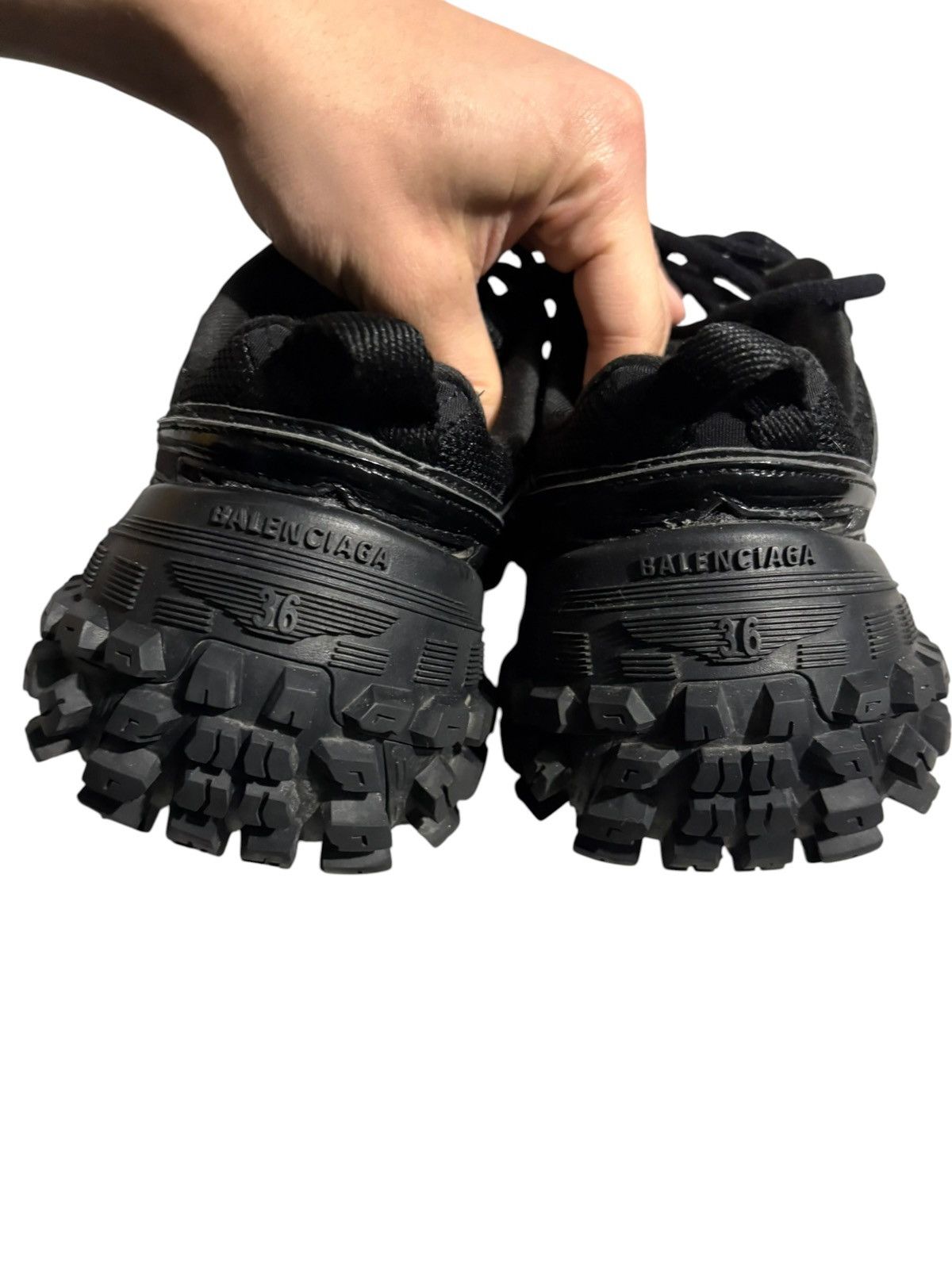 Balenciaga SS22 6 Balenciaga Defender Tire Sneaker Stomper Track shoes Size US 6 / EU 39 - 4 Thumbnail