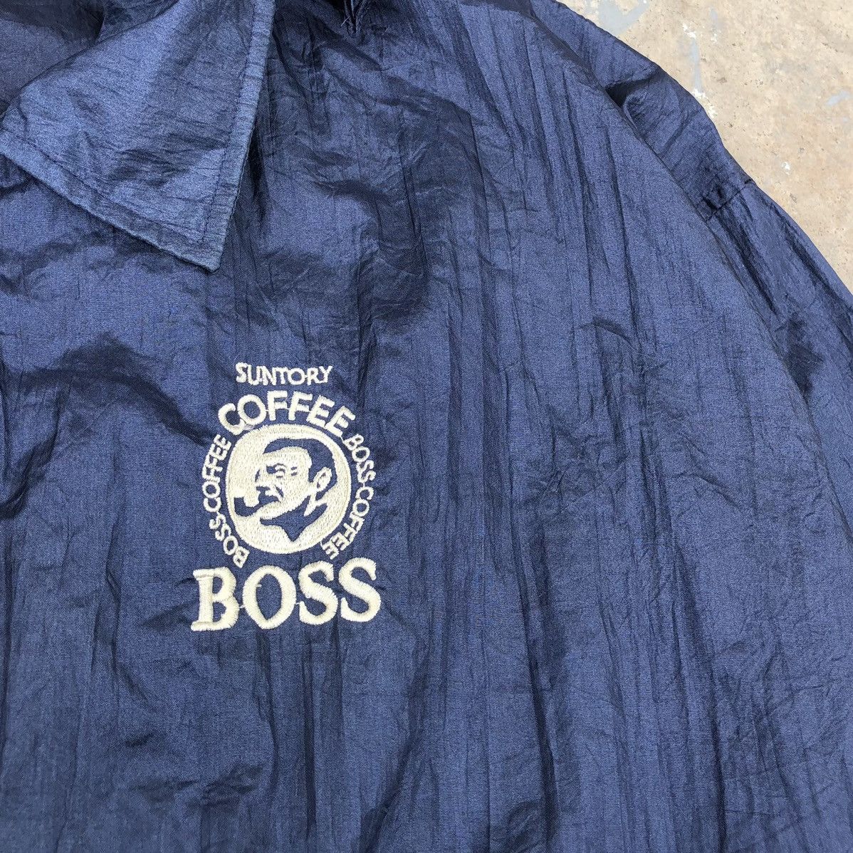 Vintage Vintage Sun Faded Suntory Boss Coffee Nylon Bomber Jacket Size US M / EU 48-50 / 2 - 8 Thumbnail