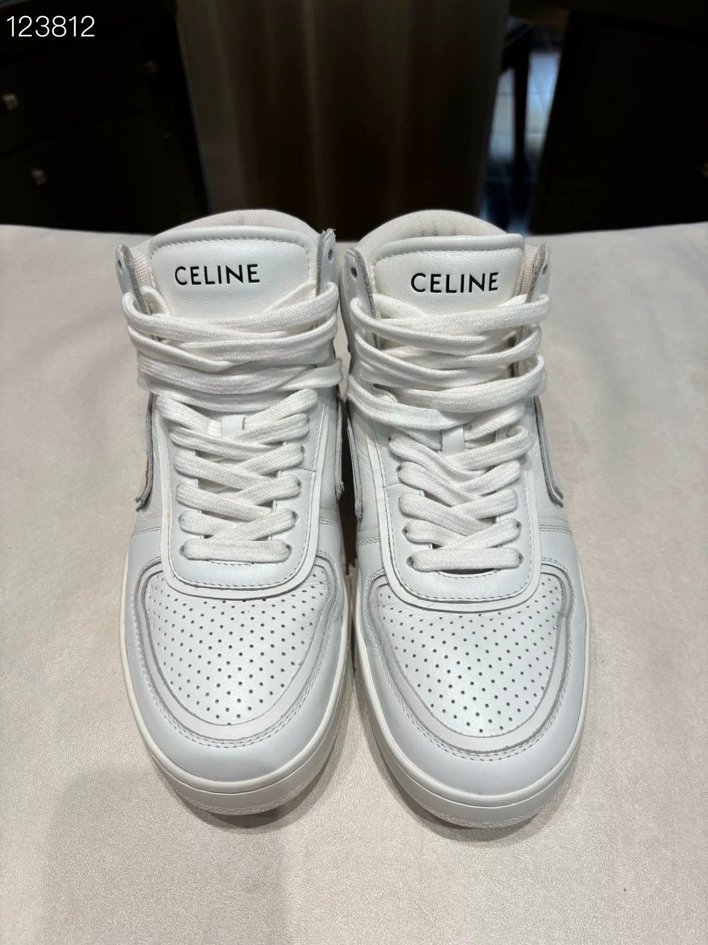 Celine Celine High-Top White Casual Shoes Size US 5 / IT 35 - 1 Thumbnail
