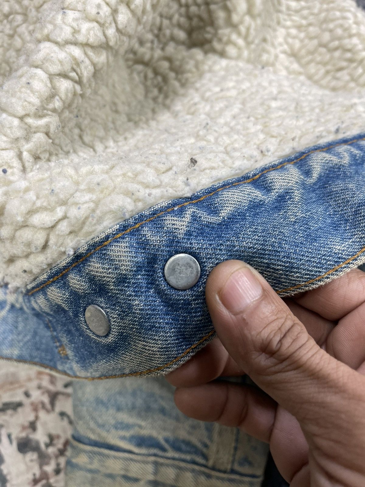 Levi's Vtg 70s Levis Sherpa Trucker Jacket Size US L / EU 52-54 / 3 - 22 Thumbnail
