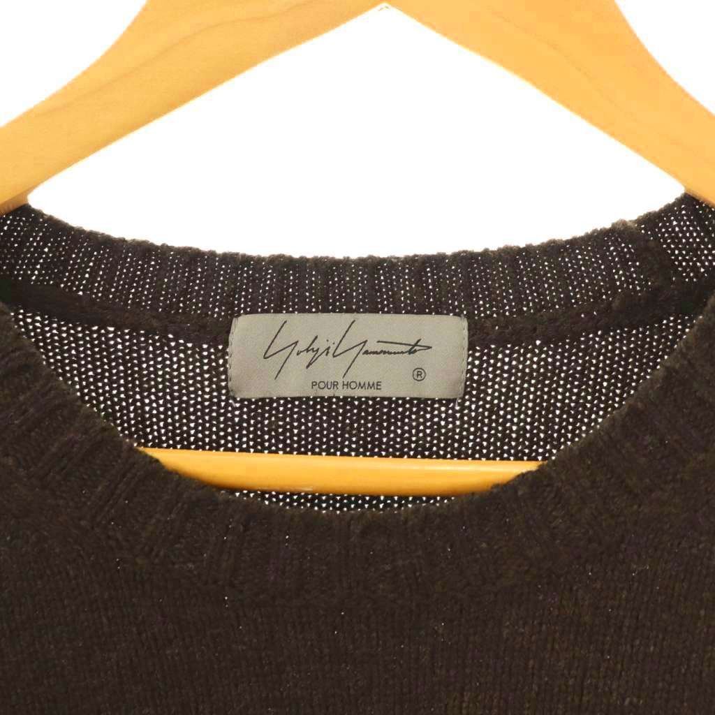Yohji Yamamoto YOHJI YAMAMOTO POUR HOMME 22aw dyed knit HE-K05-193 Size US L / EU 52-54 / 3 - 3 Thumbnail