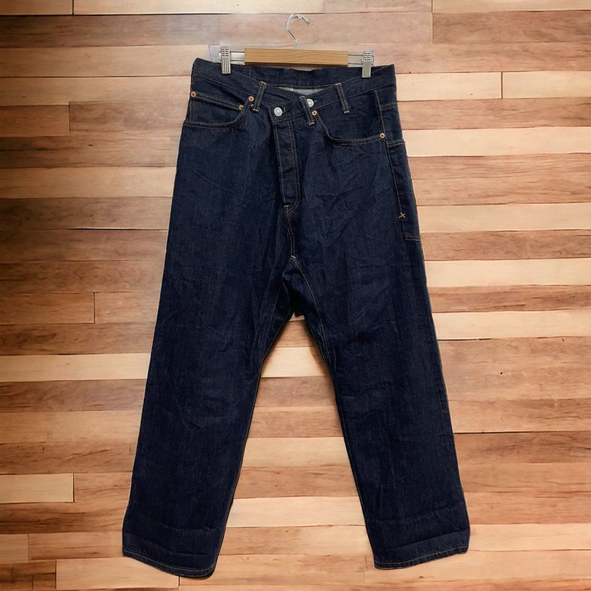 image of Kapital Rna Denim Jeans in Indigo, Men's (Size 32)