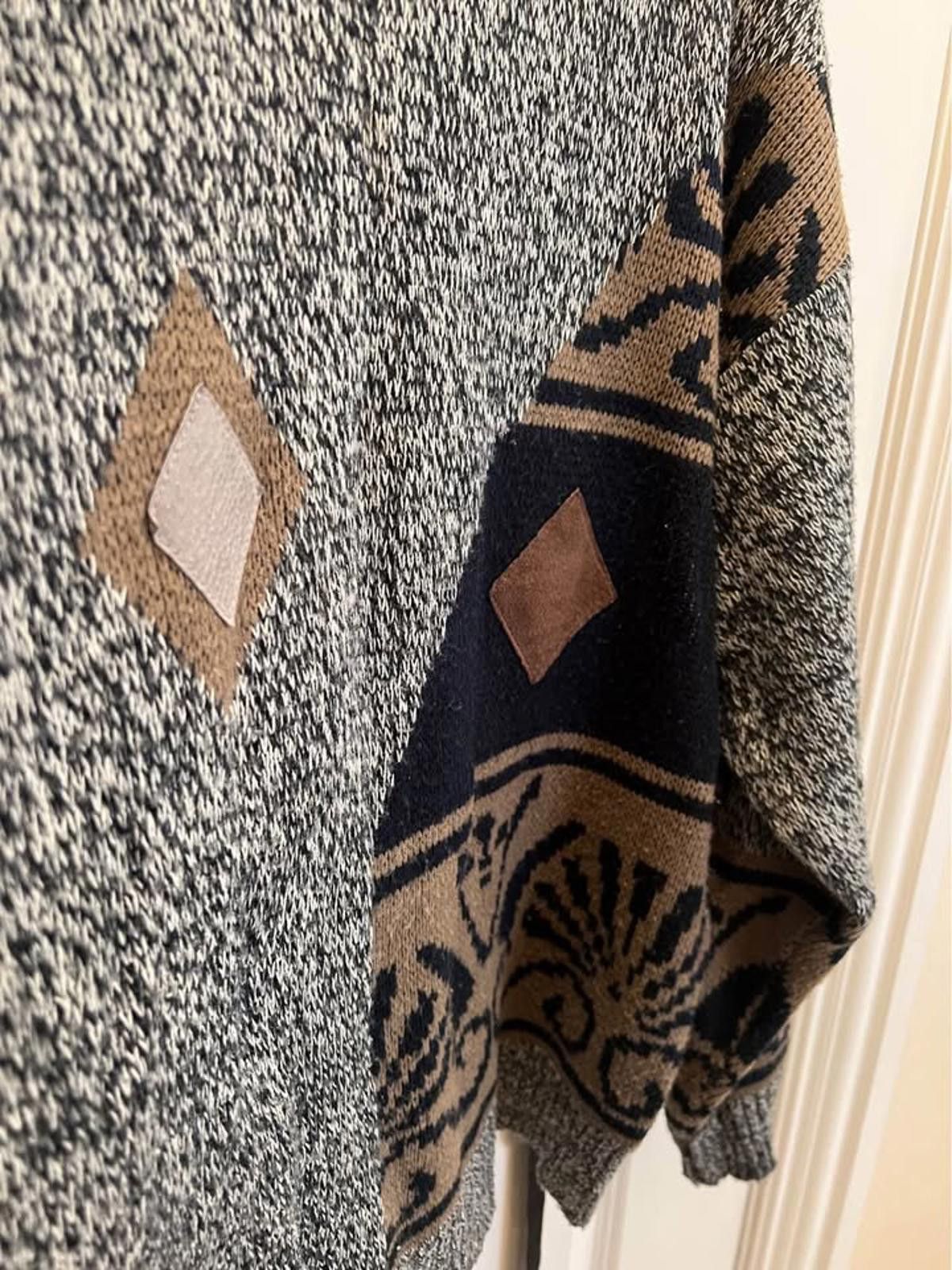 Designer Vintage Playboy Abstract Knit Sweater – Size L Size US L / EU 52-54 / 3 - 3 Thumbnail