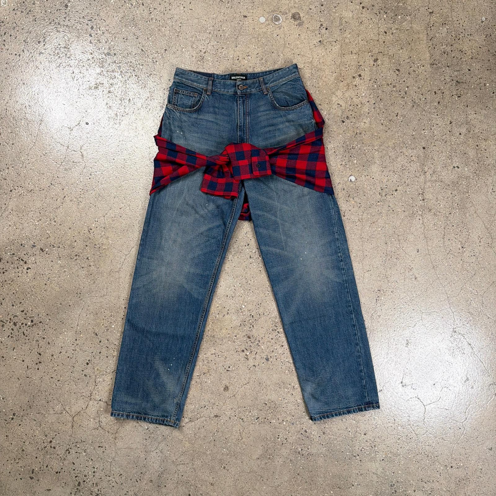 Balenciaga Flannel Jeans