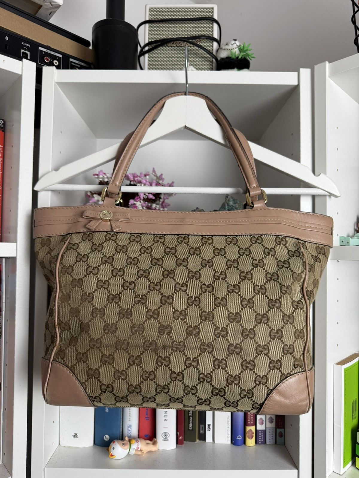 Designer × Gucci Vintage y2k Gucci monogram cocquette bow shoulderbag archive Size ONE SIZE - 1 Thumbnail