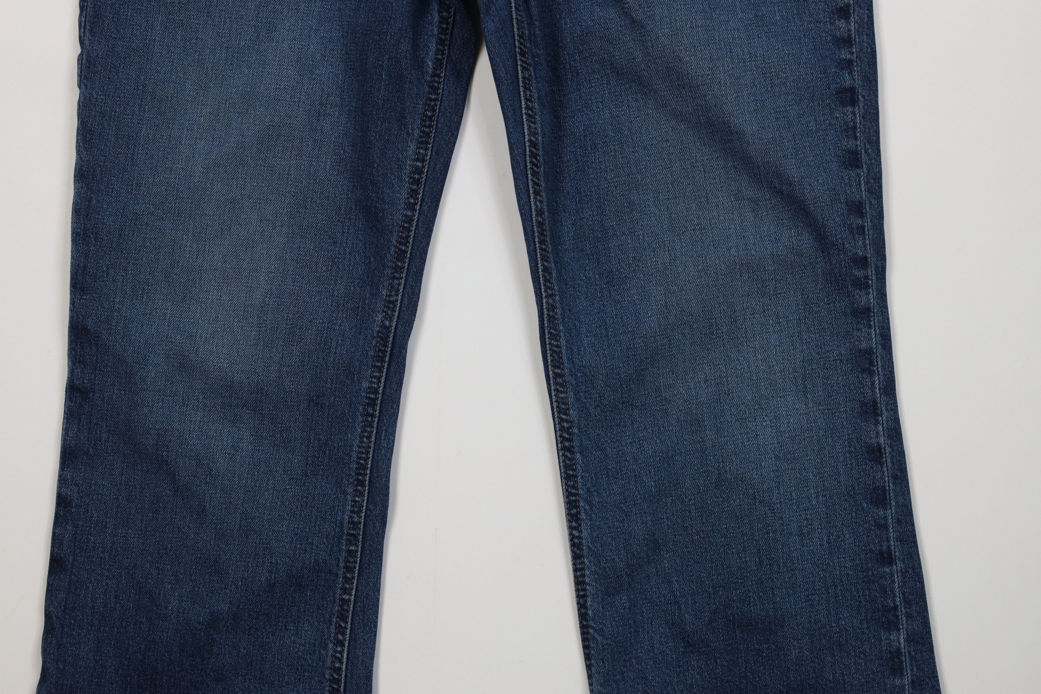 Calvin Klein Vintage 90s Y2K Calvin Klein Wide Leg Denim Jeans Blue Size 30" / US 8 / IT 44 - 3 Thumbnail