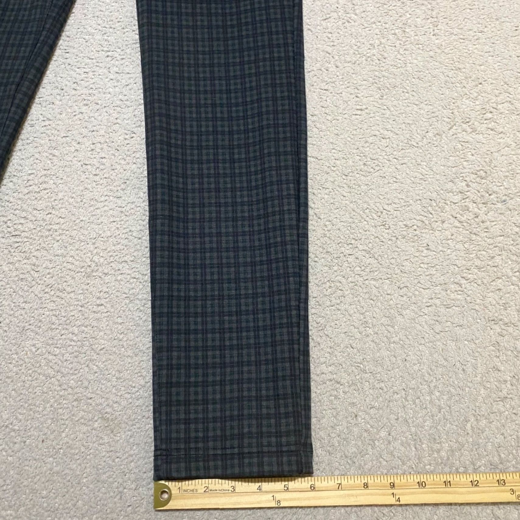 Vintage KUT from the Kloth Womens Pants 12 Gray Plaid Stretch Skinny Mid Rise Chino Womens Size 34" / US 12 / IT 48 - 5 Thumbnail