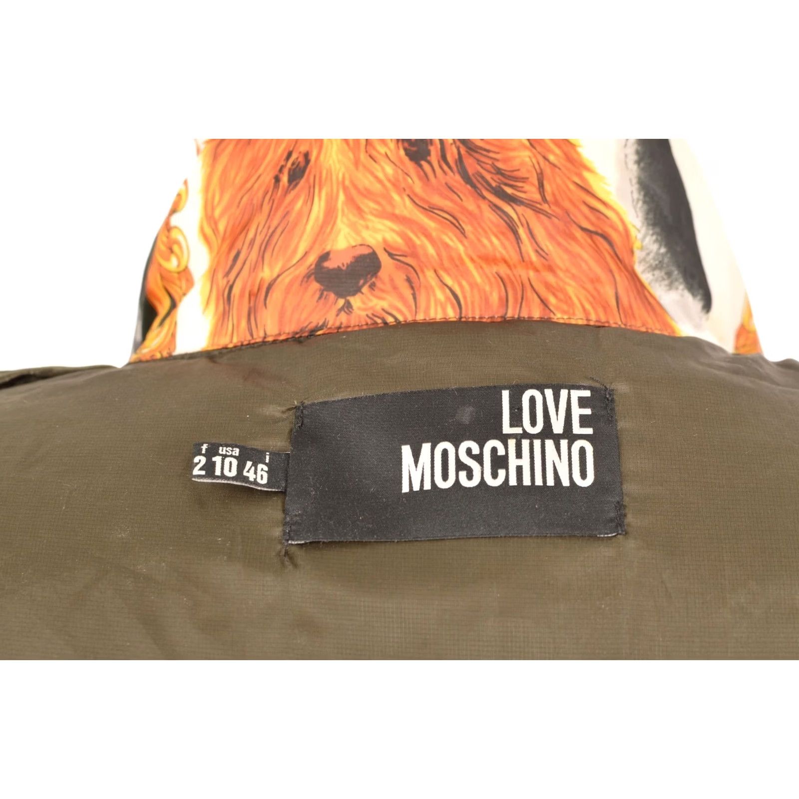 Moschino DDP Love Moschino Down Puffer Jacket Lila Fufi Dog Print Size USA 10 Womens Jacket Multicolor Puffer 10 Size L / US 10 / IT 46 - 6 Thumbnail
