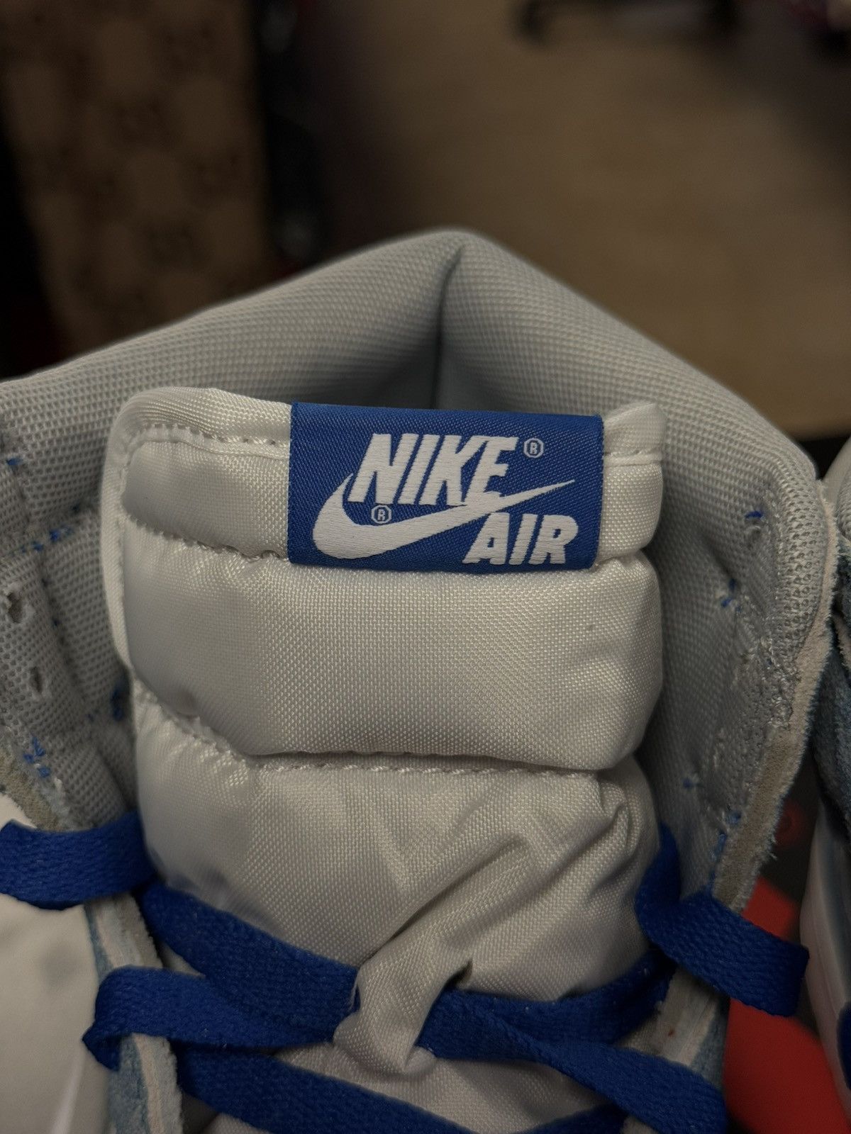 Jordan Brand × Nike Jordan 1 Hyper Royal Blue Size 12 W/ BOX (555088-402) Size US 12 / EU 45 - 12 Thumbnail