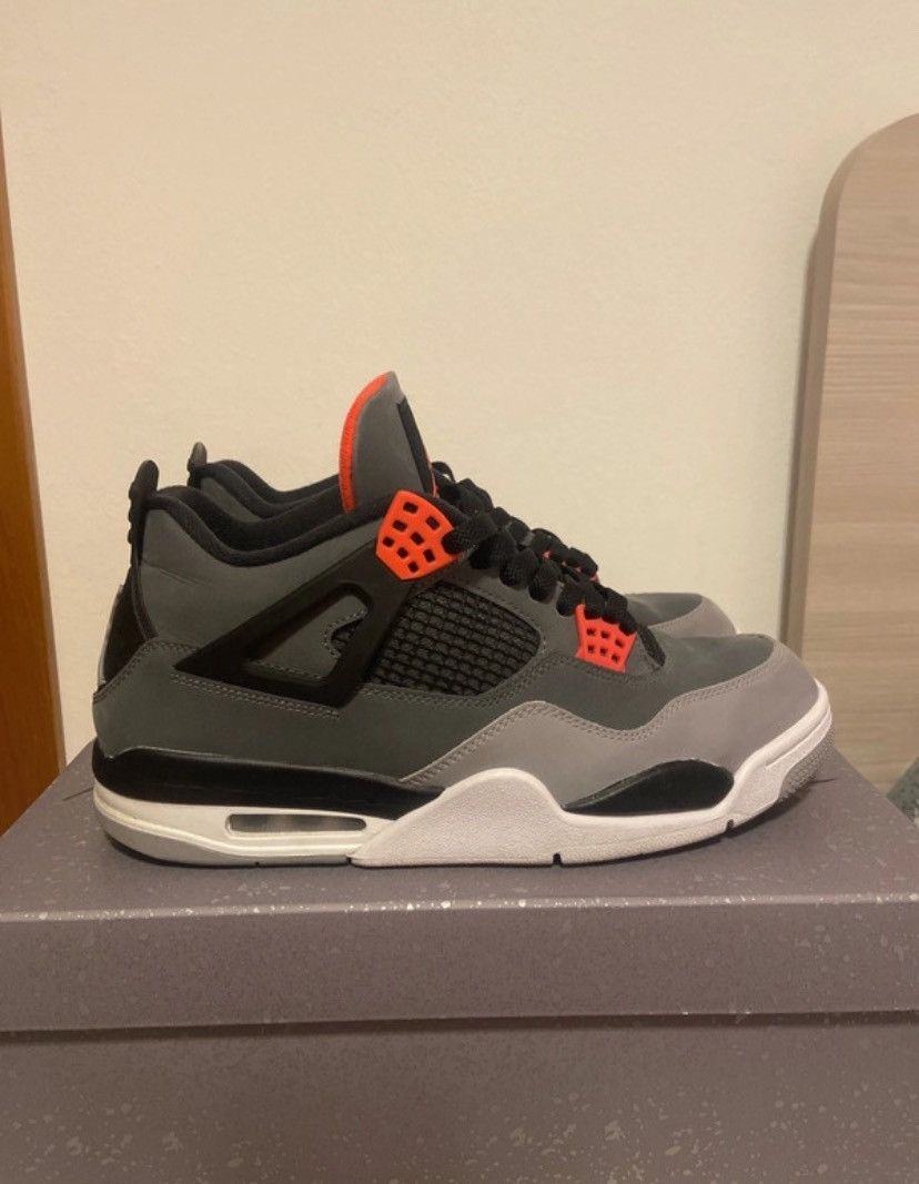 image of Jordan Brand 4 Infd [Stockx] Shoes in Grey, Men's (Size 10)