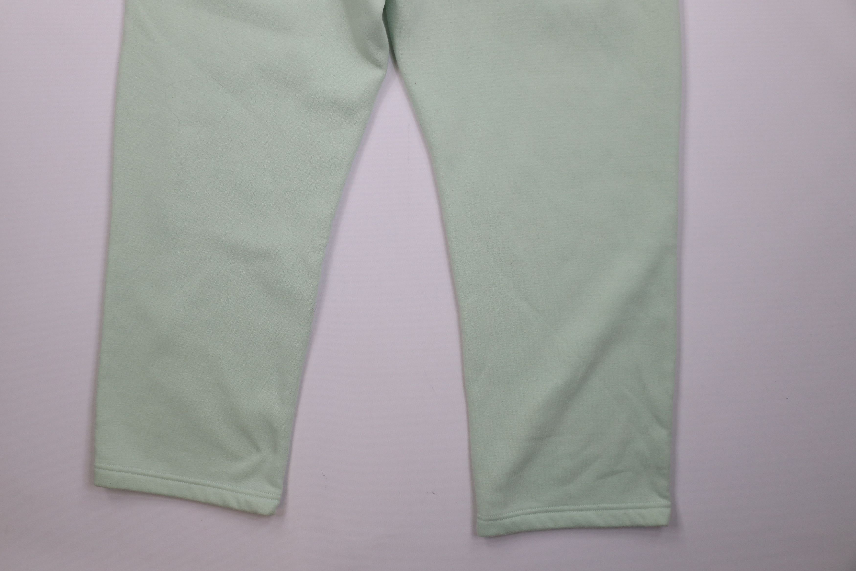 Vintage Vintage 90s Y2K Streetwear Wide Leg Sweatpants Light Green Size US 38 / EU 54 - 13 Thumbnail