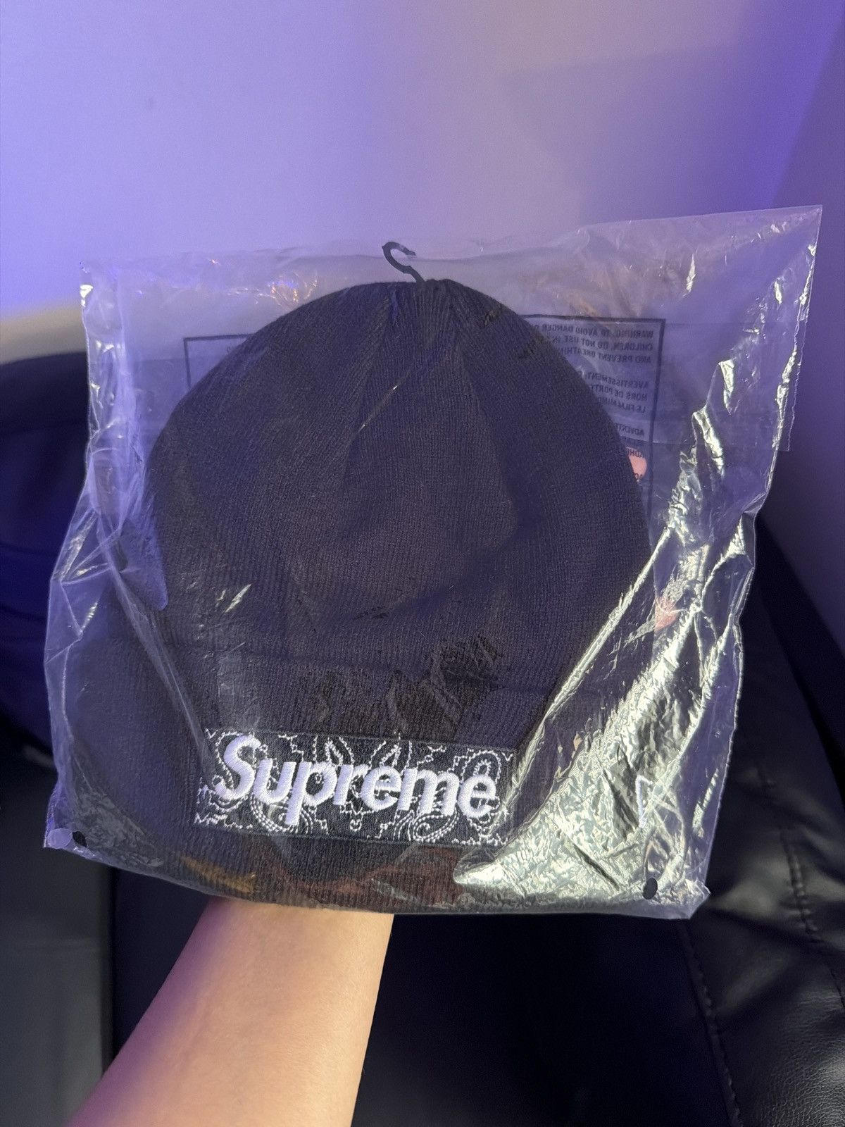 Supreme Bandana Box Logo Beanie | Grailed