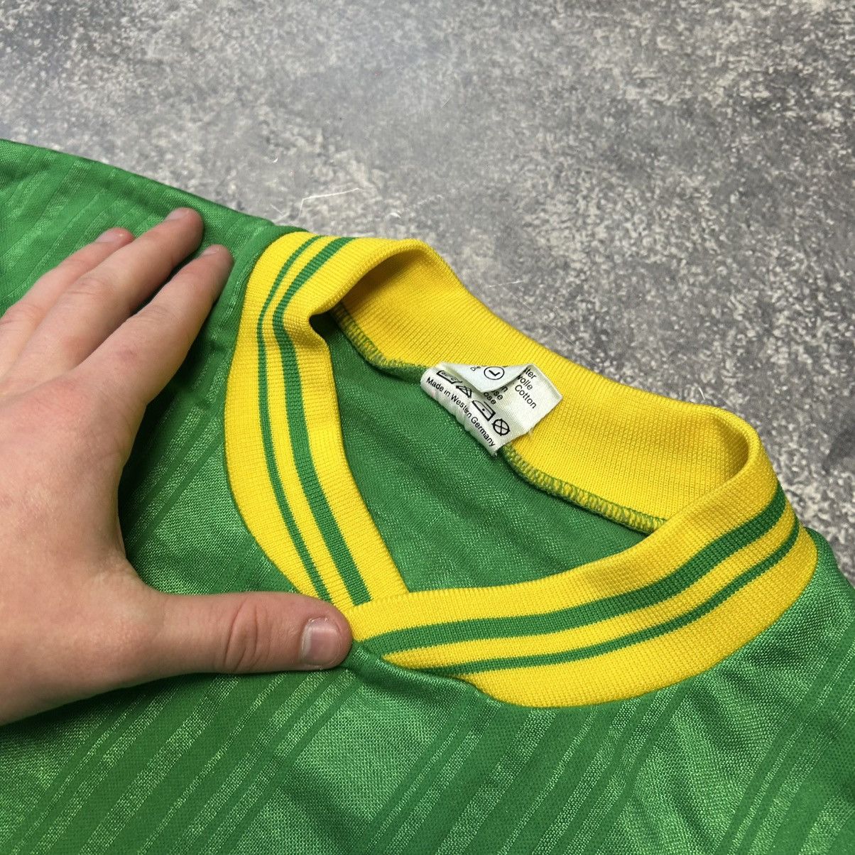 Erima Vintage Erina 21 S.Winkler 90’s West Germany Soccer jersey Size US L / EU 52-54 / 3 - 6 Thumbnail