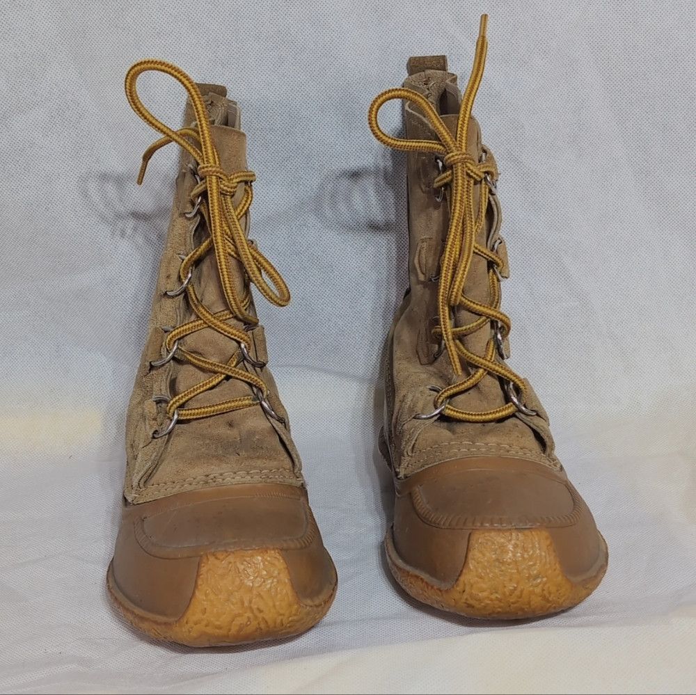 SOREL Vintage Sorel Sz 8 Tundra Tan Women's Combat Snow Boots Size US 8 / IT 38 - 2 Thumbnail