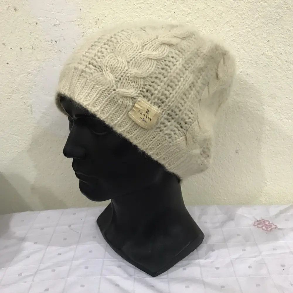 Lanvin × Vintage Lanvin Knit Beanie Hat Size ONE SIZE - 2 Thumbnail