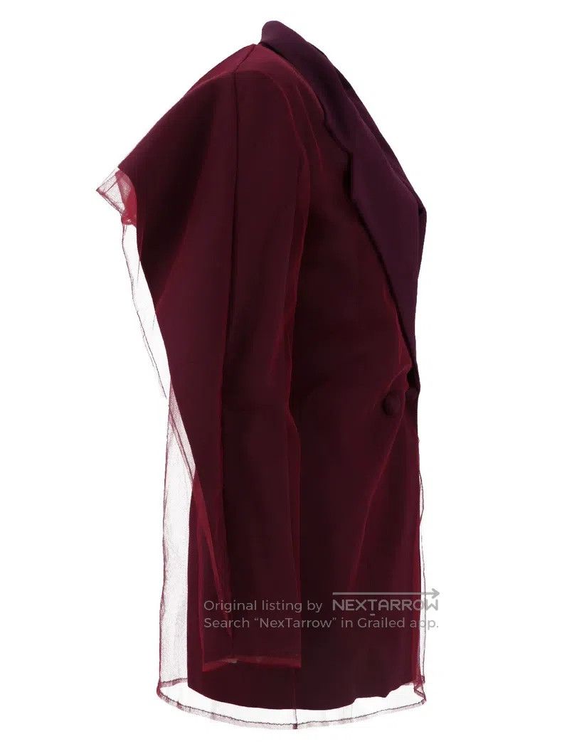 Y/Project Y/Project Size S Red gauze stitching suit jacket Size S / US 4 / IT 40 - 3 Thumbnail