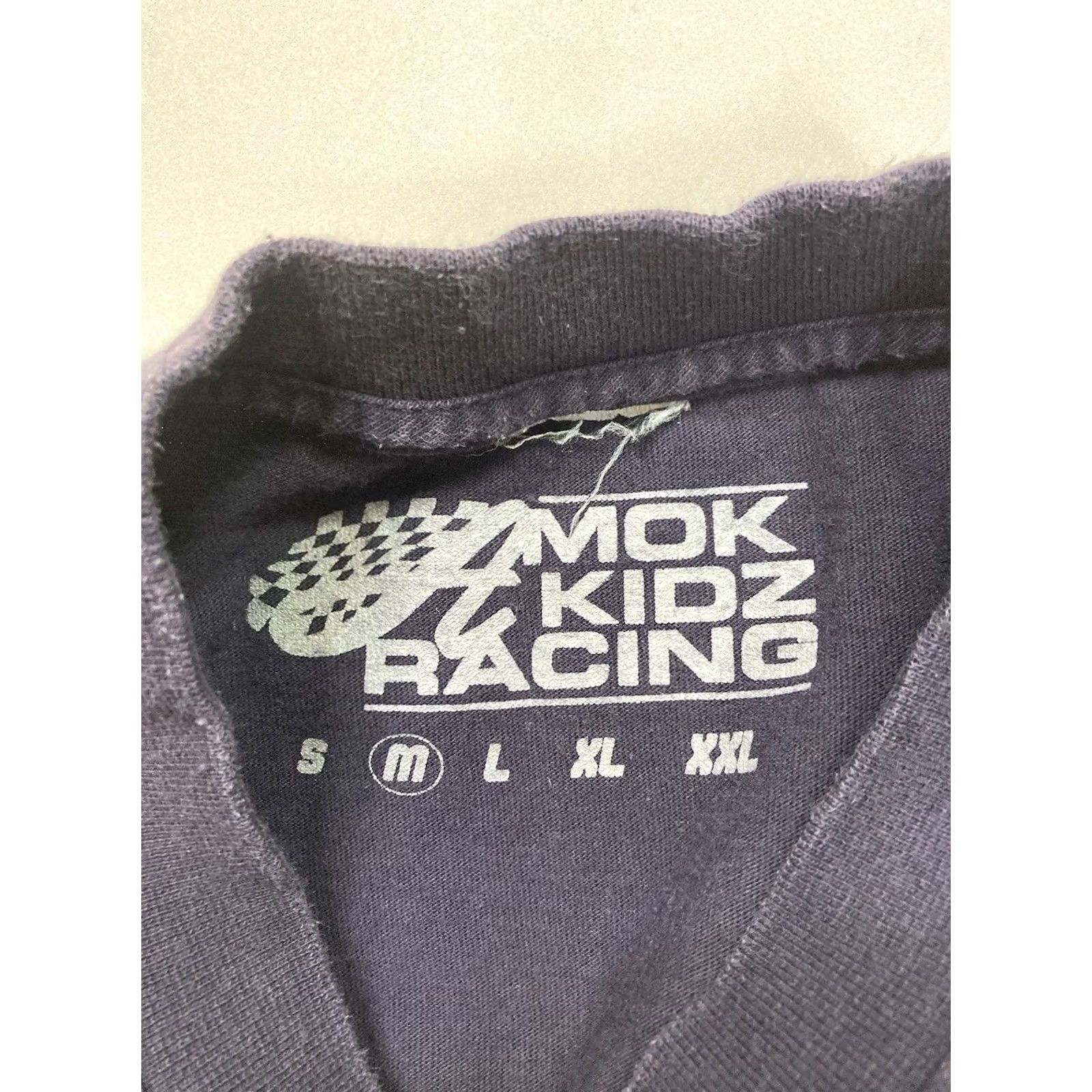 Vintage Amok Kidz Racing Graphic Shirt Medium Blue Short Sleeve Size US M / EU 48-50 / 2 - 4 Thumbnail
