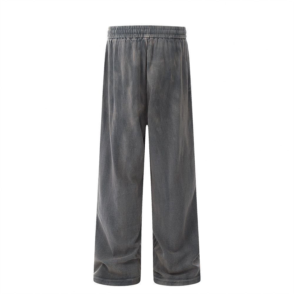 Japanese Brand × Jean Men's loose straight punk distressed tie-dye jeans Size US 32 / EU 48 - 3 Thumbnail