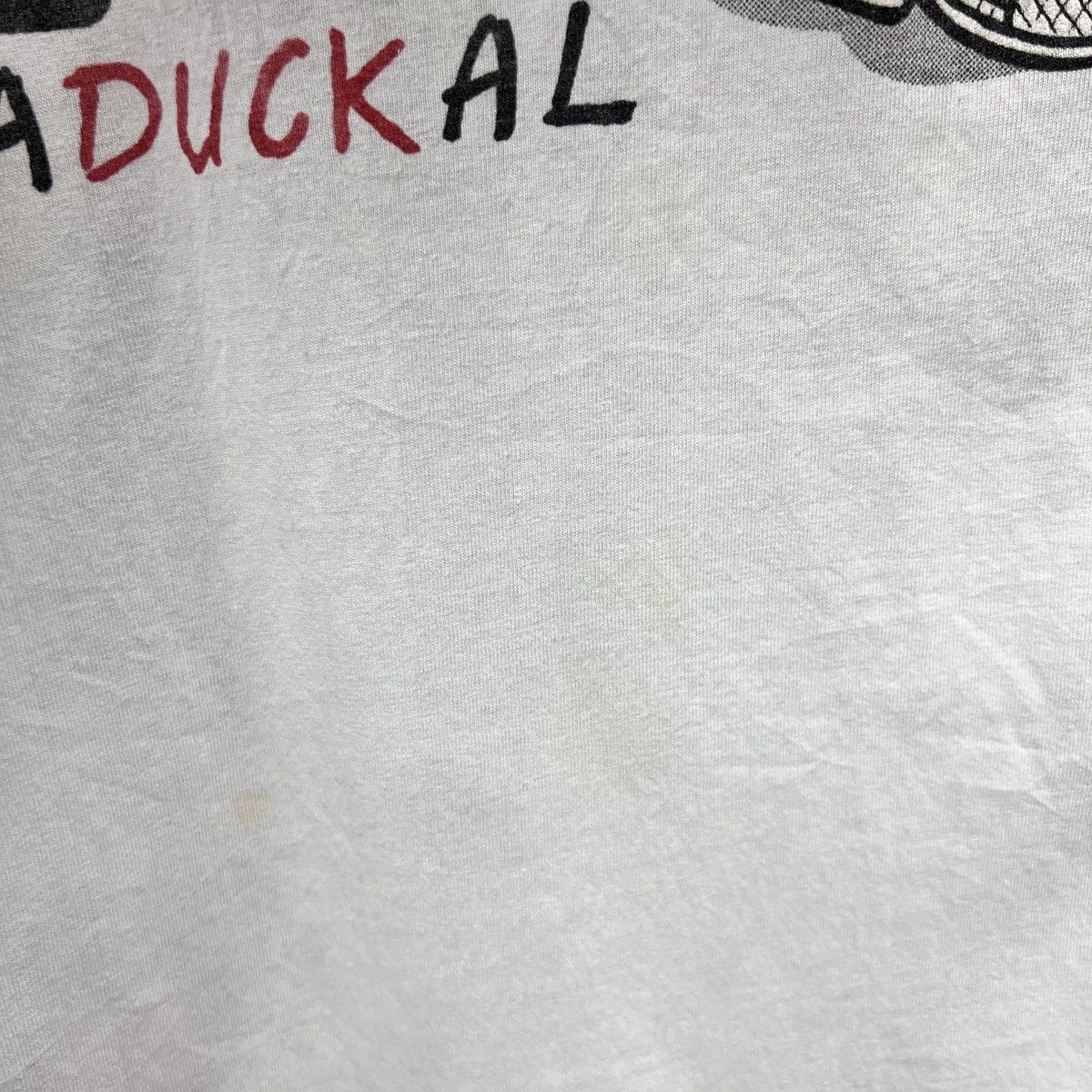 Vintage VINTAGE RACDUCKAL WITH SPORT CAR SINGLE STITCH SIZE XXLARGE Size US XXL / EU 58 / 5 - 7 Thumbnail