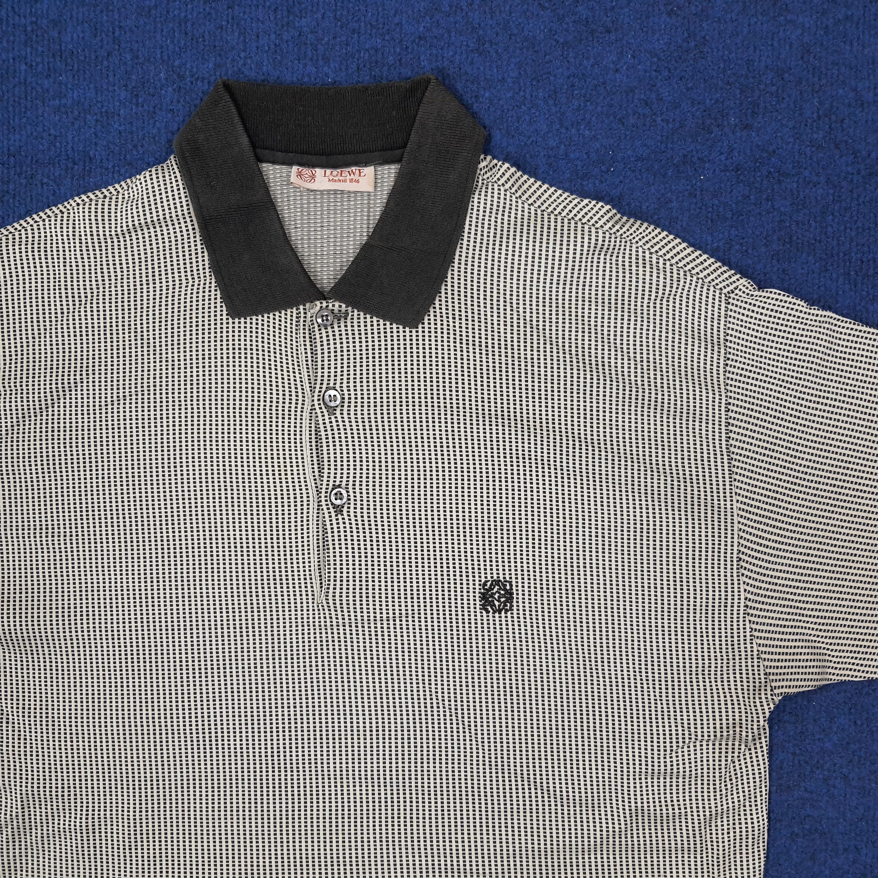 Loewe Vintage Loewe Madrid Polo Shirt C239N20 Size US L / EU 52-54 / 3 - 2 Thumbnail