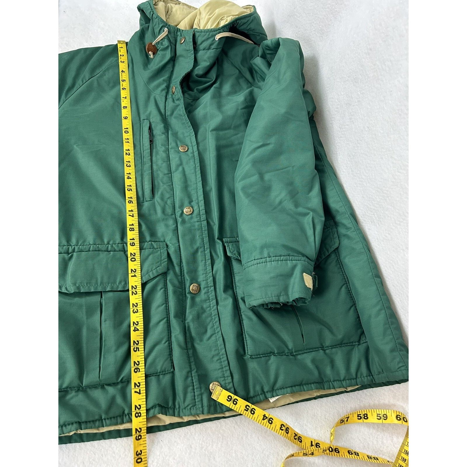 Columbia VTG Columbia Green Hiking Jacket Original Logo Size Medium Size M / US 6-8 / IT 42-44 - 8 Thumbnail