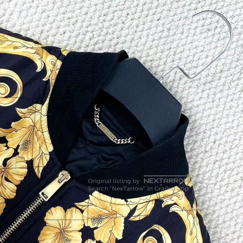 Versace Versace Full print baroque style logo letter logo zipper j Size US S / EU 44-46 / 1 - 3 Thumbnail