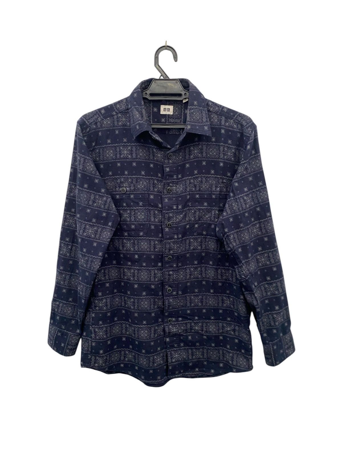 Japanese Brand × Kapital × Uniqlo UNIQLO BANDANA SHIRT BUTTON UP DOUBLE POCKET Size US M / EU 48-50 / 2 - 1 Thumbnail