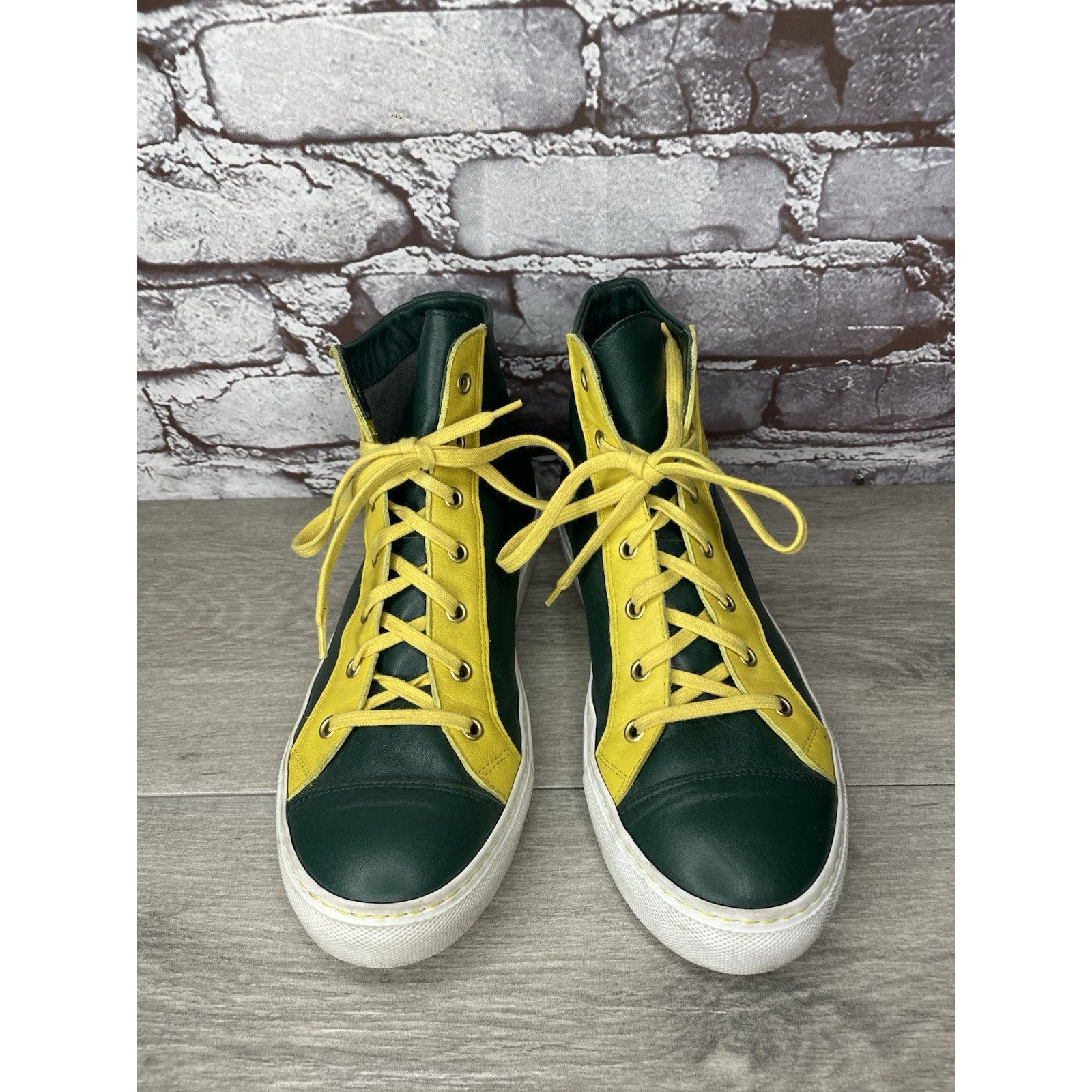 Renzo Cardoni RENZO DERBY Elijah John Yarra (PH) Aevolo Green Leather Yell Size US 10 / IT 40 - 19 Thumbnail
