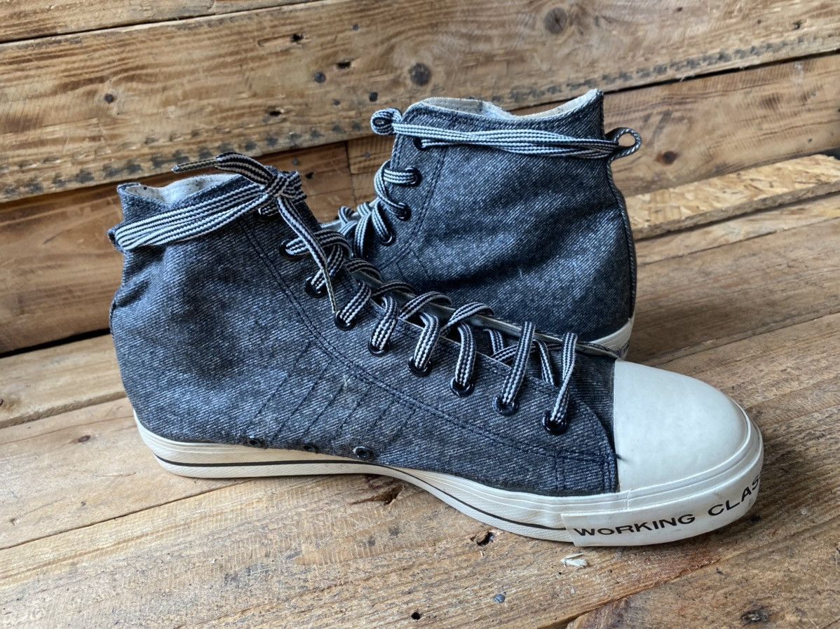Adidas × Vintage Vintage Adidas nizza, take off working class hi-top sneaker Size US 12 / EU 45 - 13 Thumbnail