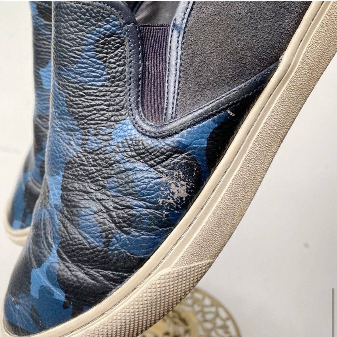 Coach Coach Leather Camo Slip On Sneakers 11.5 wide Size US 11.5 / EU 44-45 - 6 Thumbnail