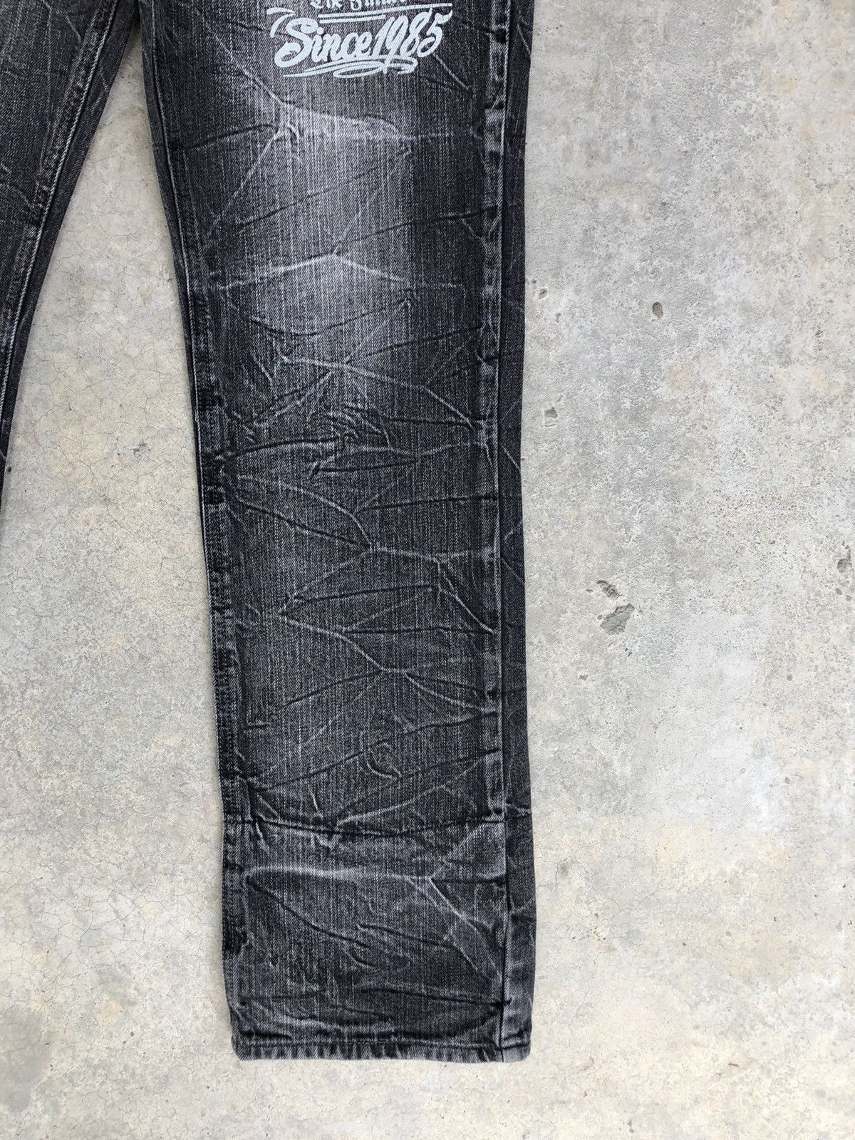 Hysteric Glamour Japanese Double Focus Double Waist Distressed Jeans Size US 33 - 7 Thumbnail