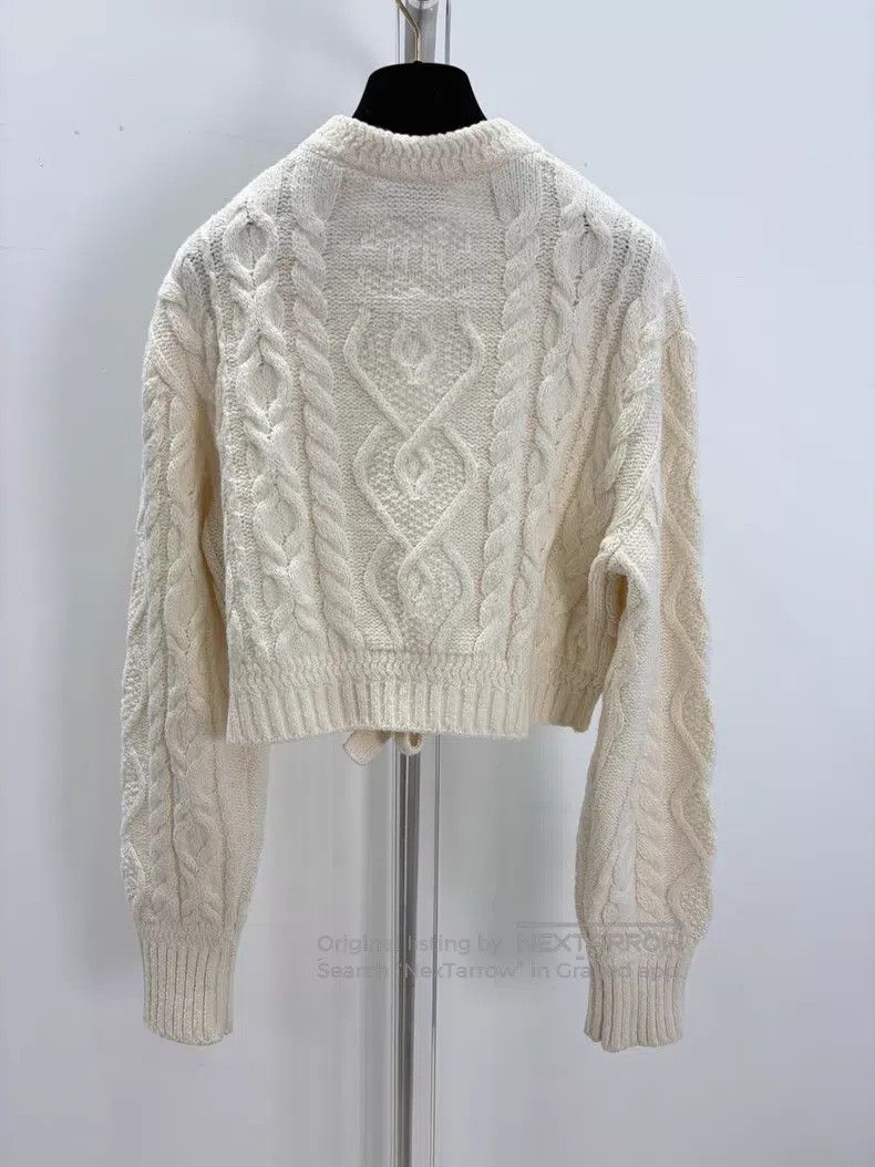 Chanel Chanel Beige bow cashmere cardigan coat Size XS / US 0-2 / IT 36-38 - 2 Thumbnail
