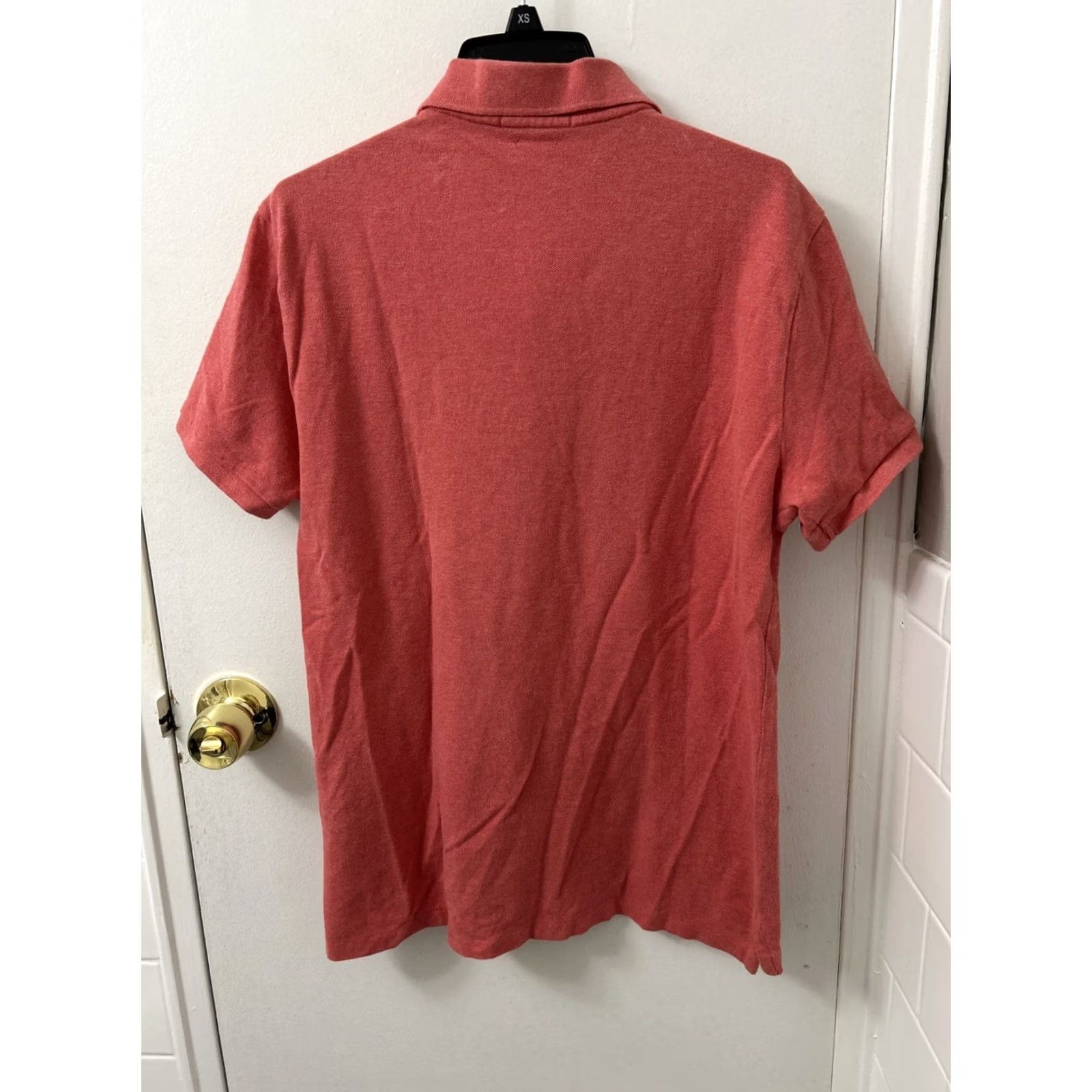 Polo Ralph Lauren Polo Ralph Lauren Shirt Mens Medium Pink Custom Slim Fit Short Sleeve Blue Pony Size US M / EU 48-50 / 2 - 7 Thumbnail
