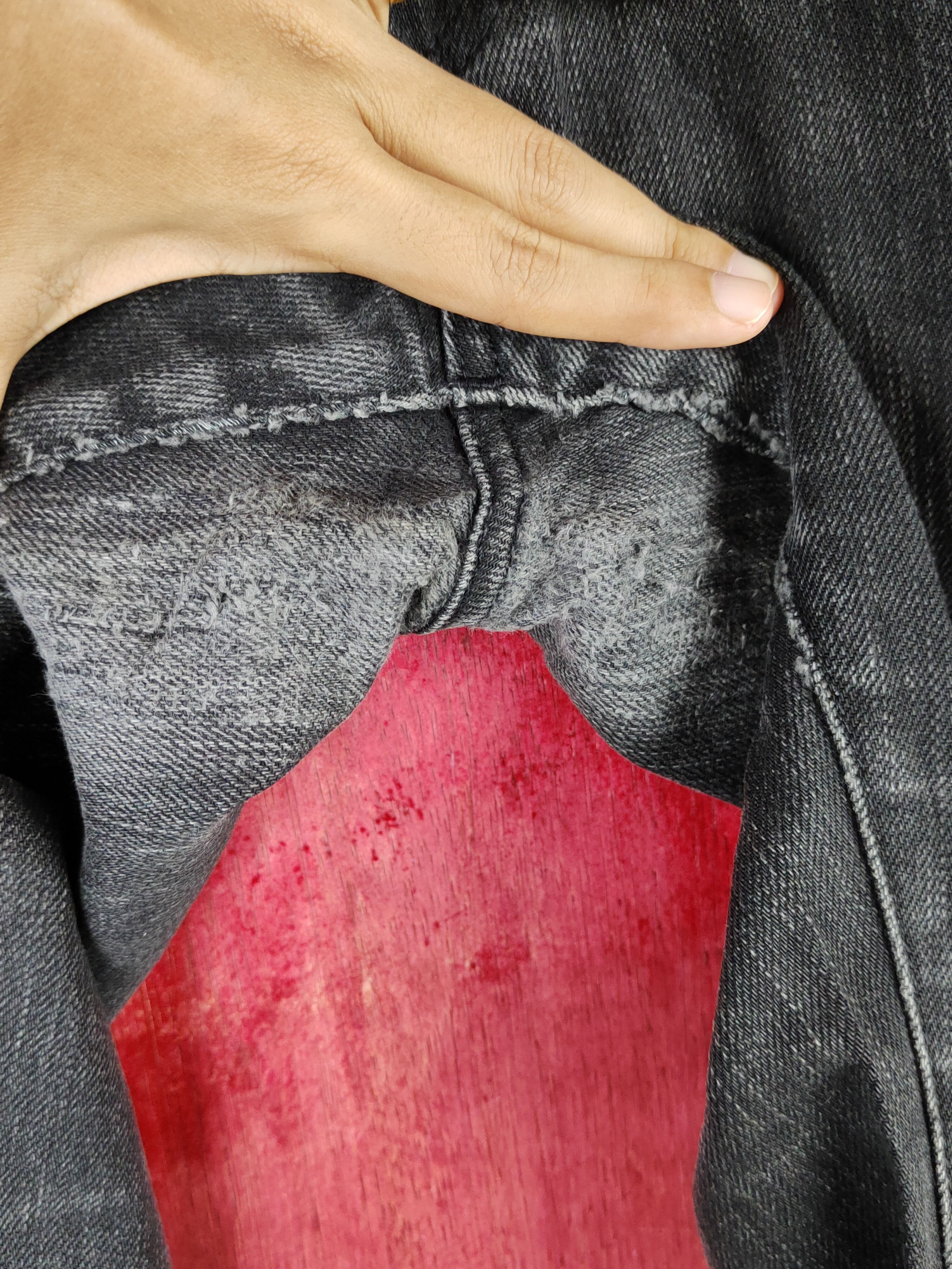 Japanese Brand Uniqlo Blue Faded Distressed Ripped Jeans #S1701 Size US 33 - 3 Thumbnail