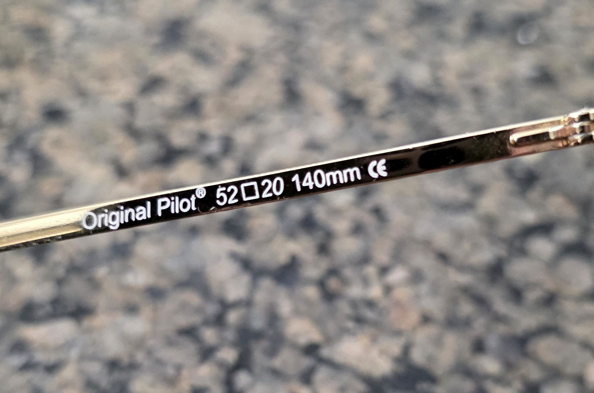 American Optical American Optical AO Original Pilot 52-20 Frames only No lens Size ONE SIZE - 9 Thumbnail