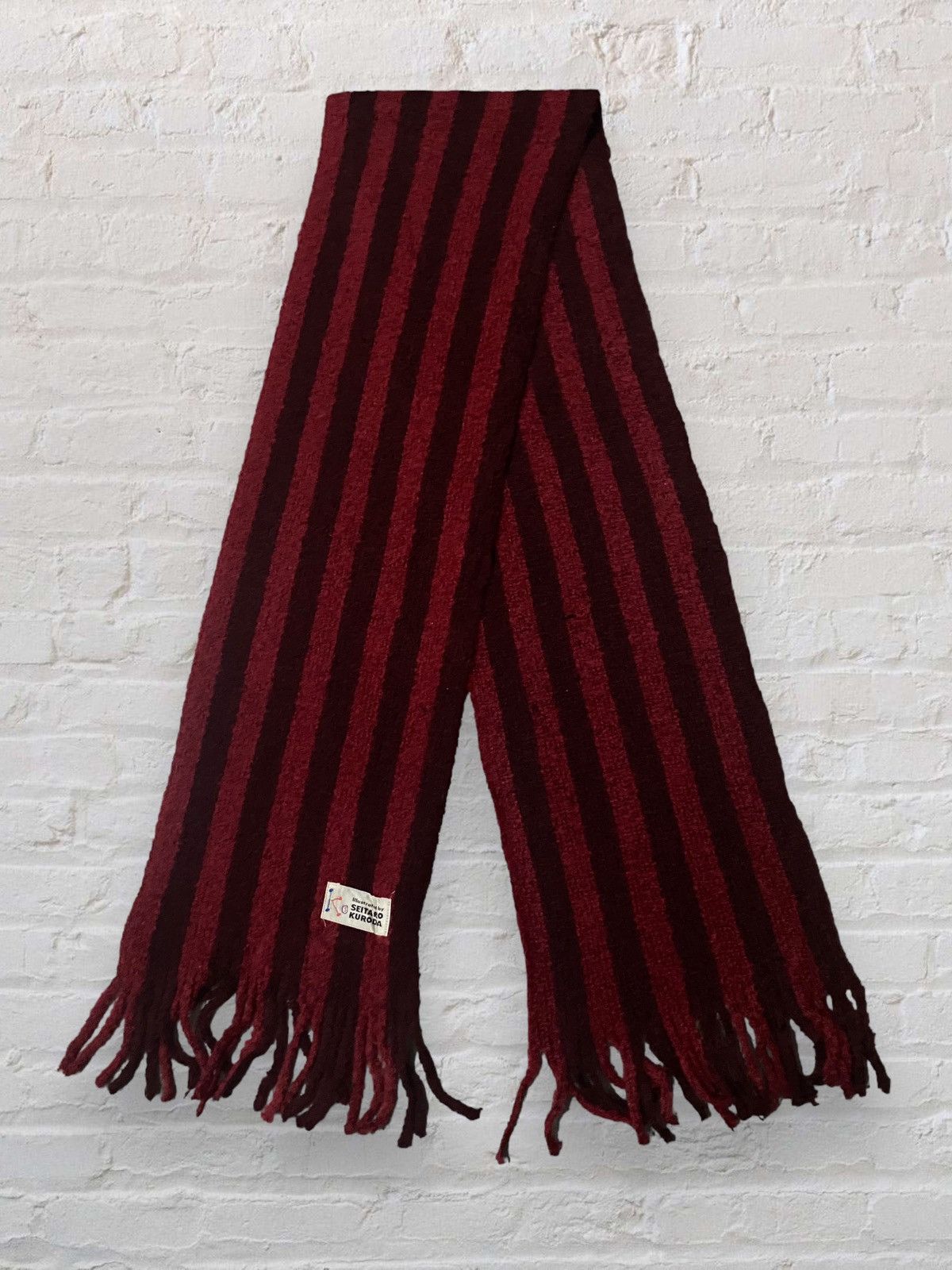 Designer × Issey Miyake × Japanese Brand JAPAN DESIGNER STRIPES SCARF ILLUSTRATED BY SEITARO KURODA Size ONE SIZE - 1 Thumbnail