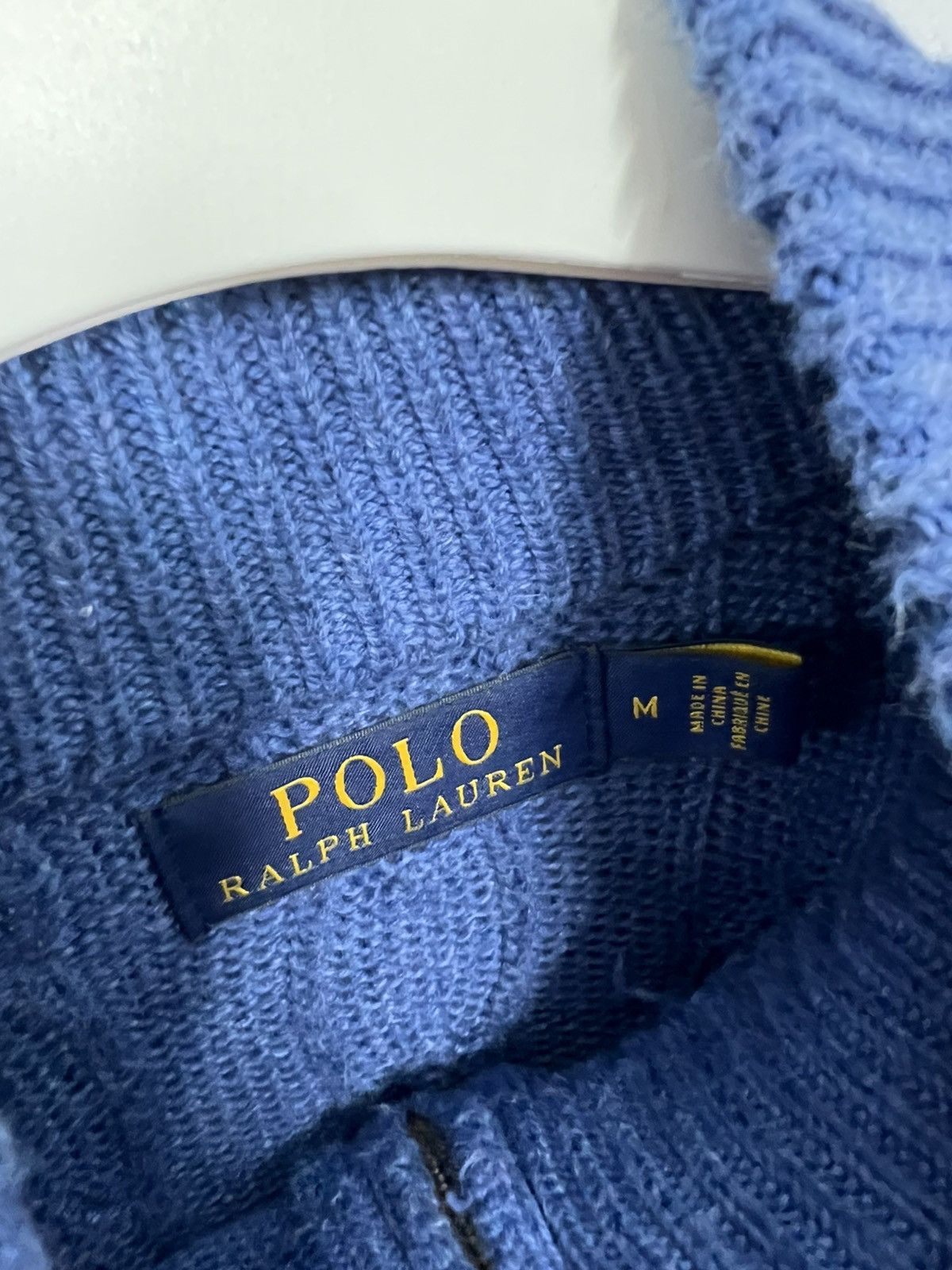 Polo Ralph Lauren Vintage streetwear Polo Ralph Lauren Half Zip Cable Sweater Size US M / EU 48-50 / 2 - 7 Thumbnail
