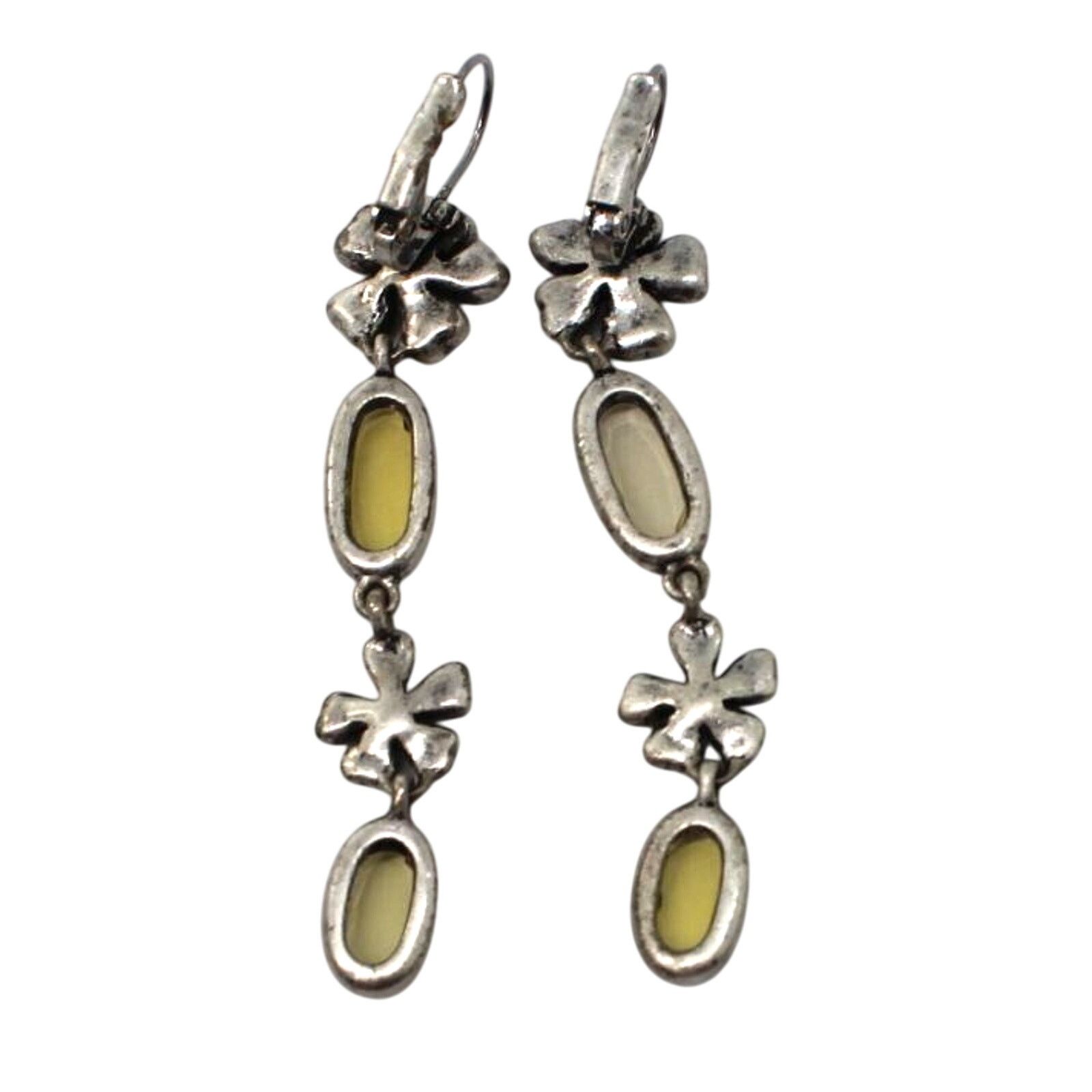 Other Vintage Parure Set •Necklace Bracelet Earrings •Yellow •16" Size ONE SIZE - 6 Thumbnail