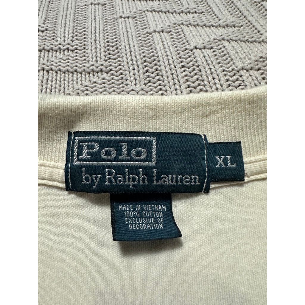 Polo Ralph Lauren Polo Ralph Lauren cream polo size XL Size US XL / EU 56 / 4 - 4 Thumbnail