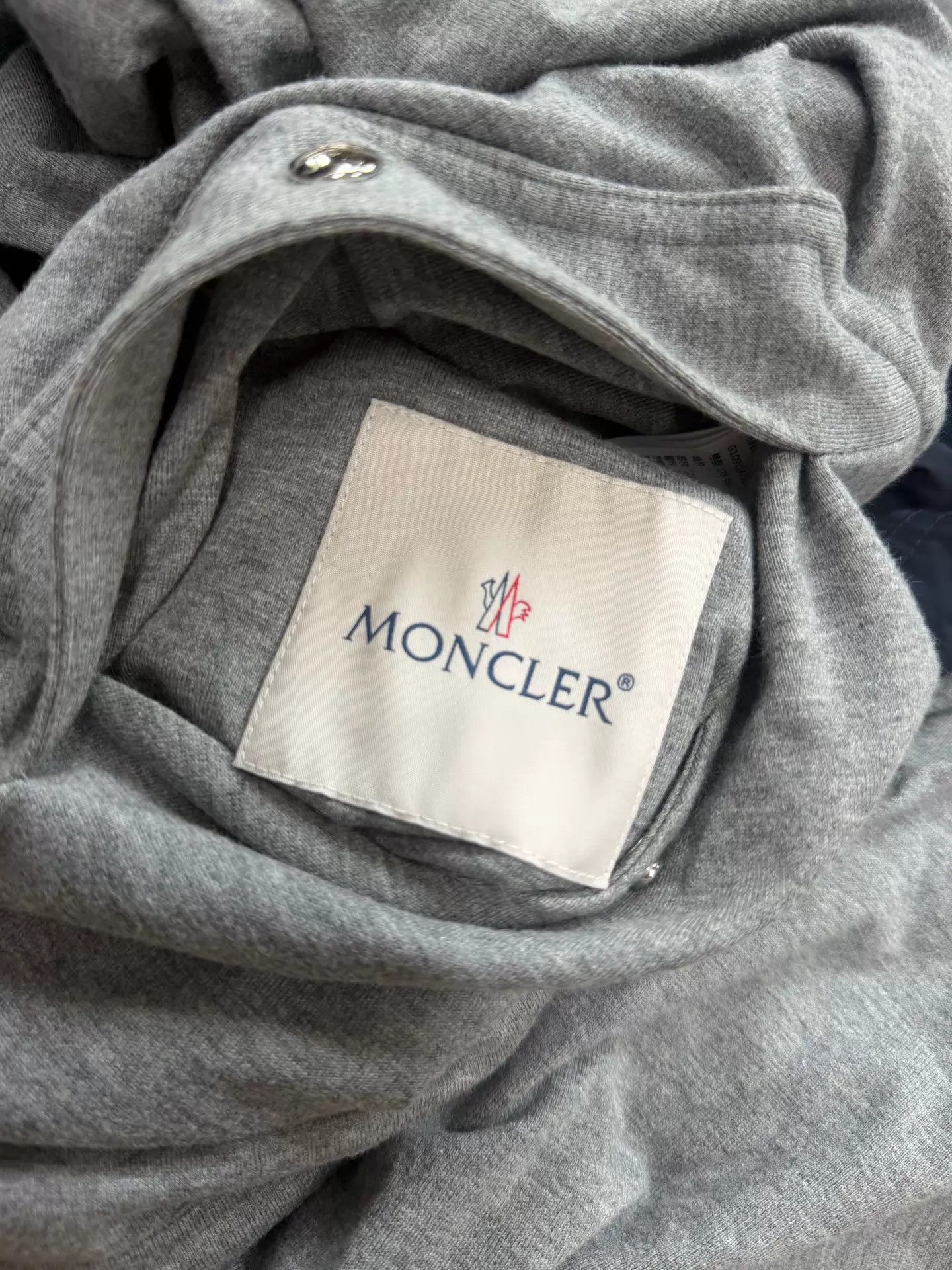 Moncler Moncler colorblock zip hooded jacket navy & deep blue size 5 Size US XXL / EU 58 / 5 - 4 Thumbnail
