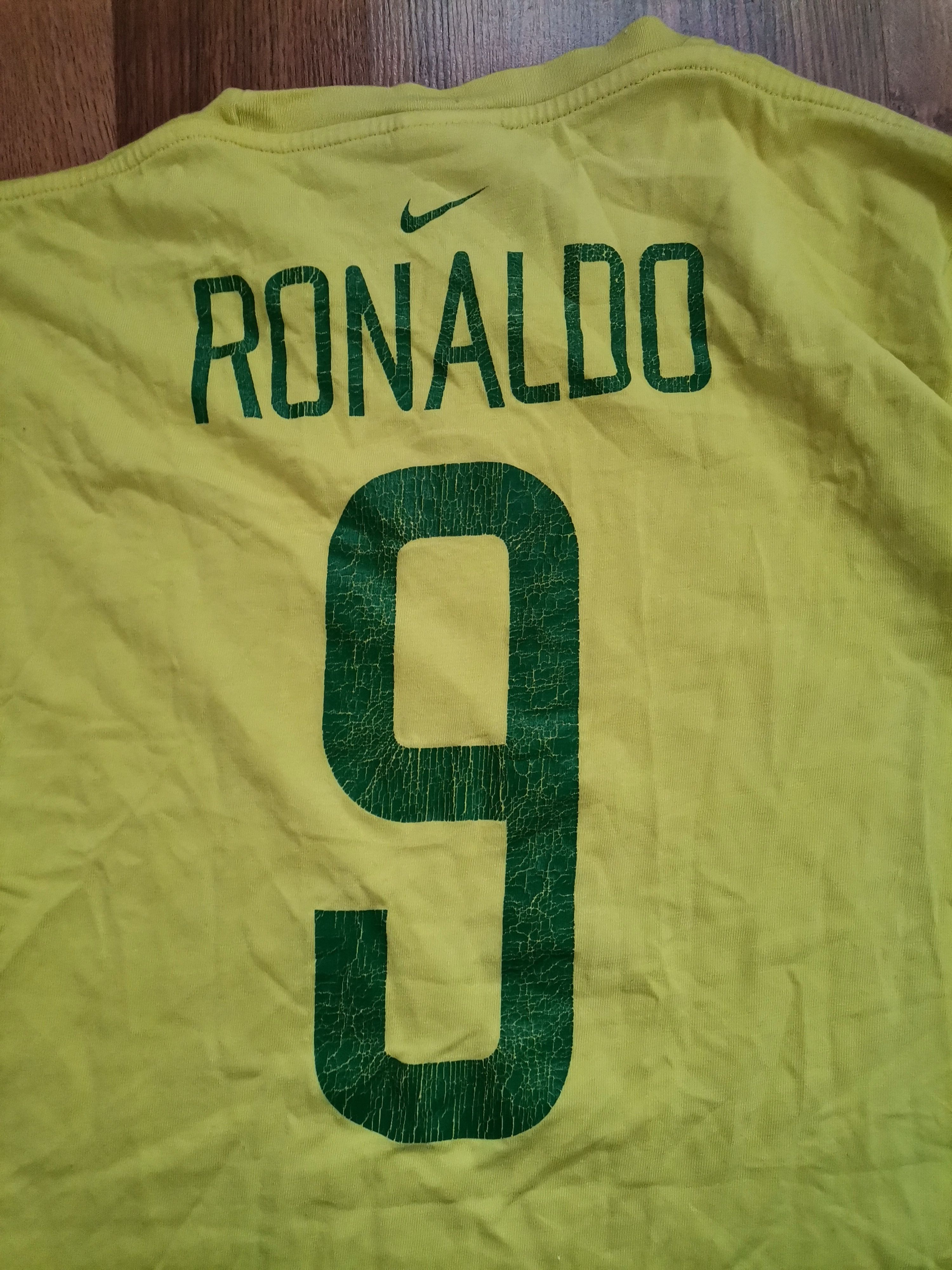 Nike Vintage Nike Brasil Ronaldo 9 Tee Size US M / EU 48-50 / 2 - 2 Thumbnail